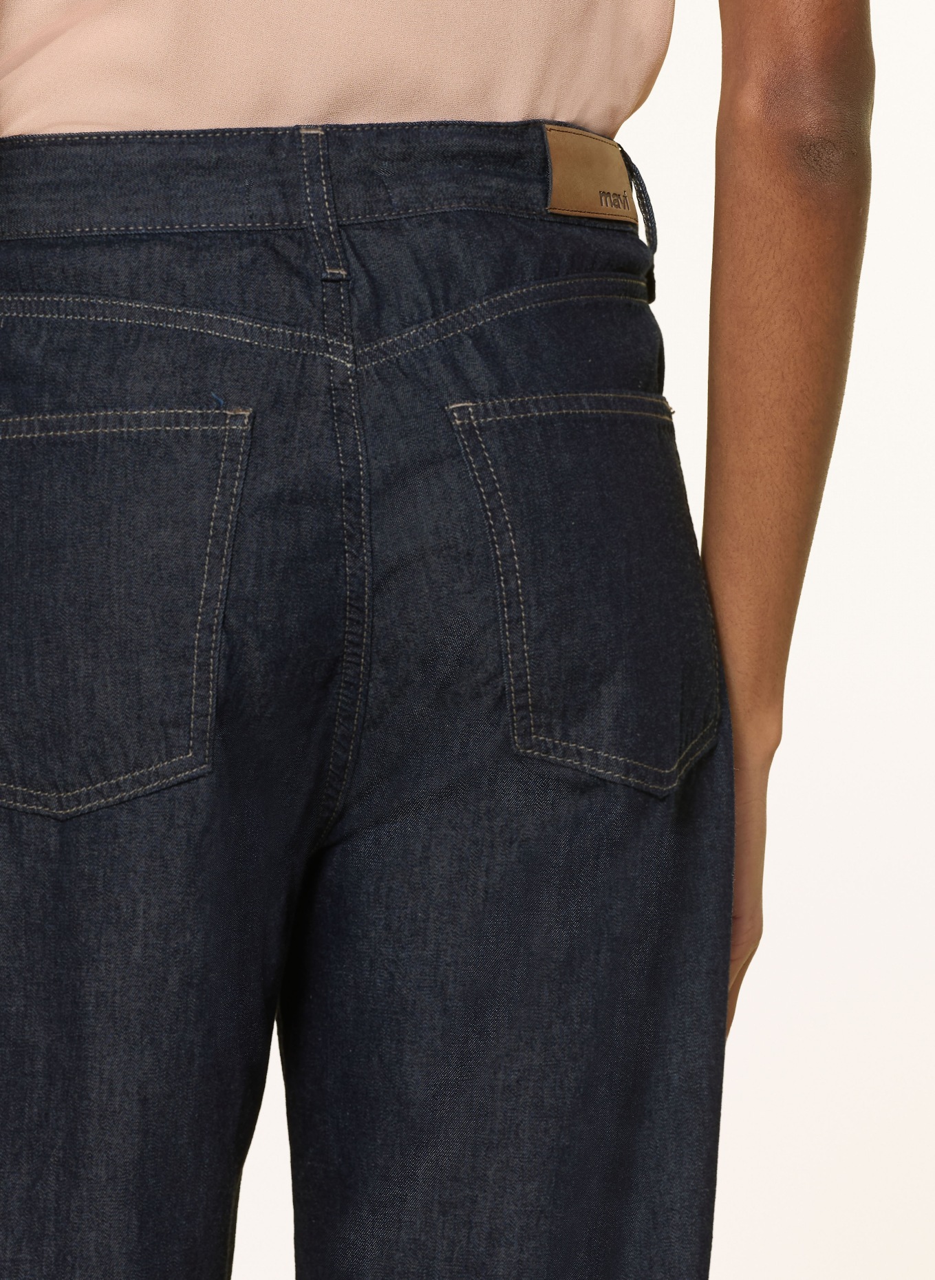 mavi Jean à jambes larges NELLA: A3111 Rinse LT DENIM