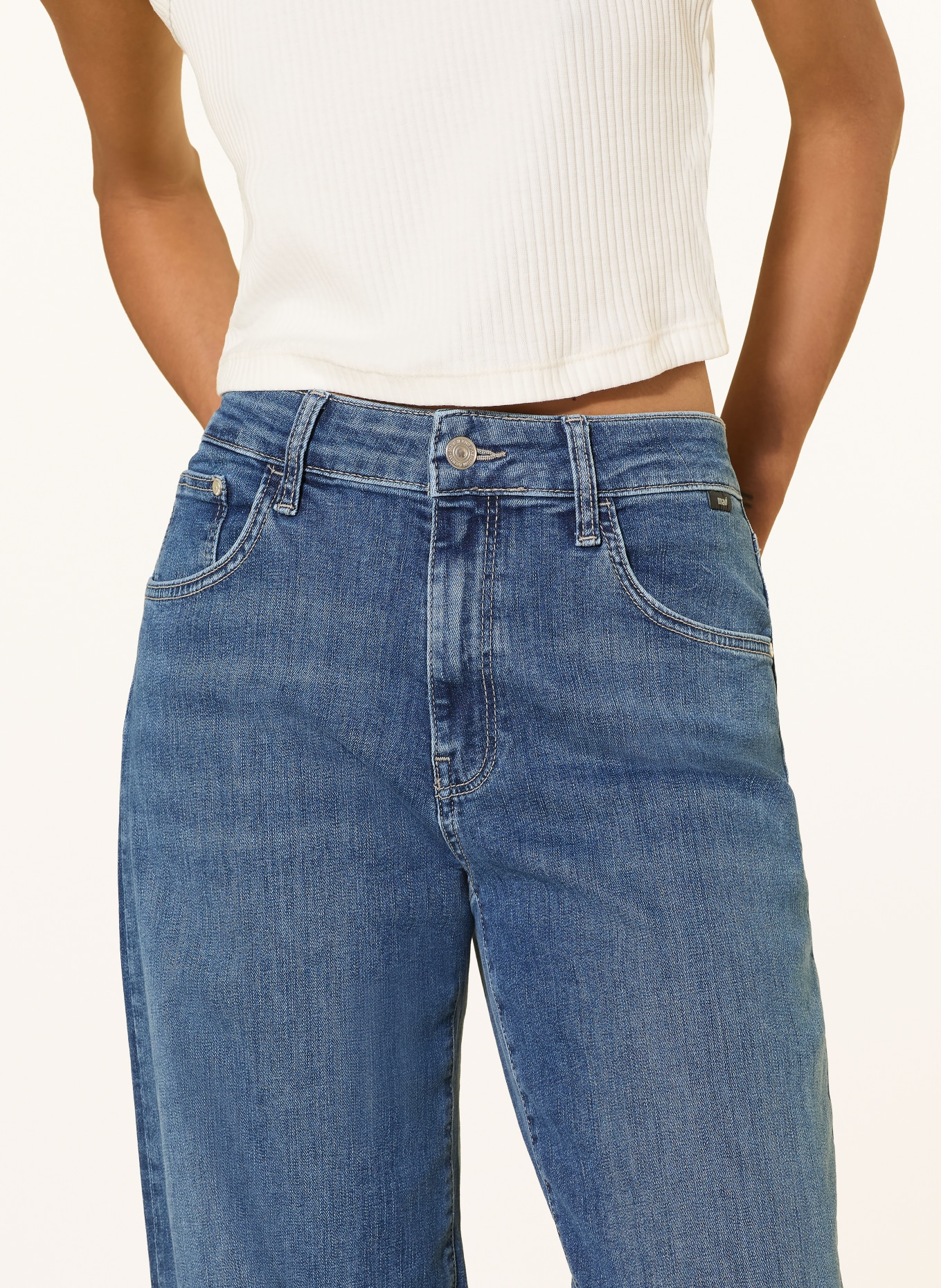 mavi Barrel Jeans LEILA: A3086 Dark Blue STR