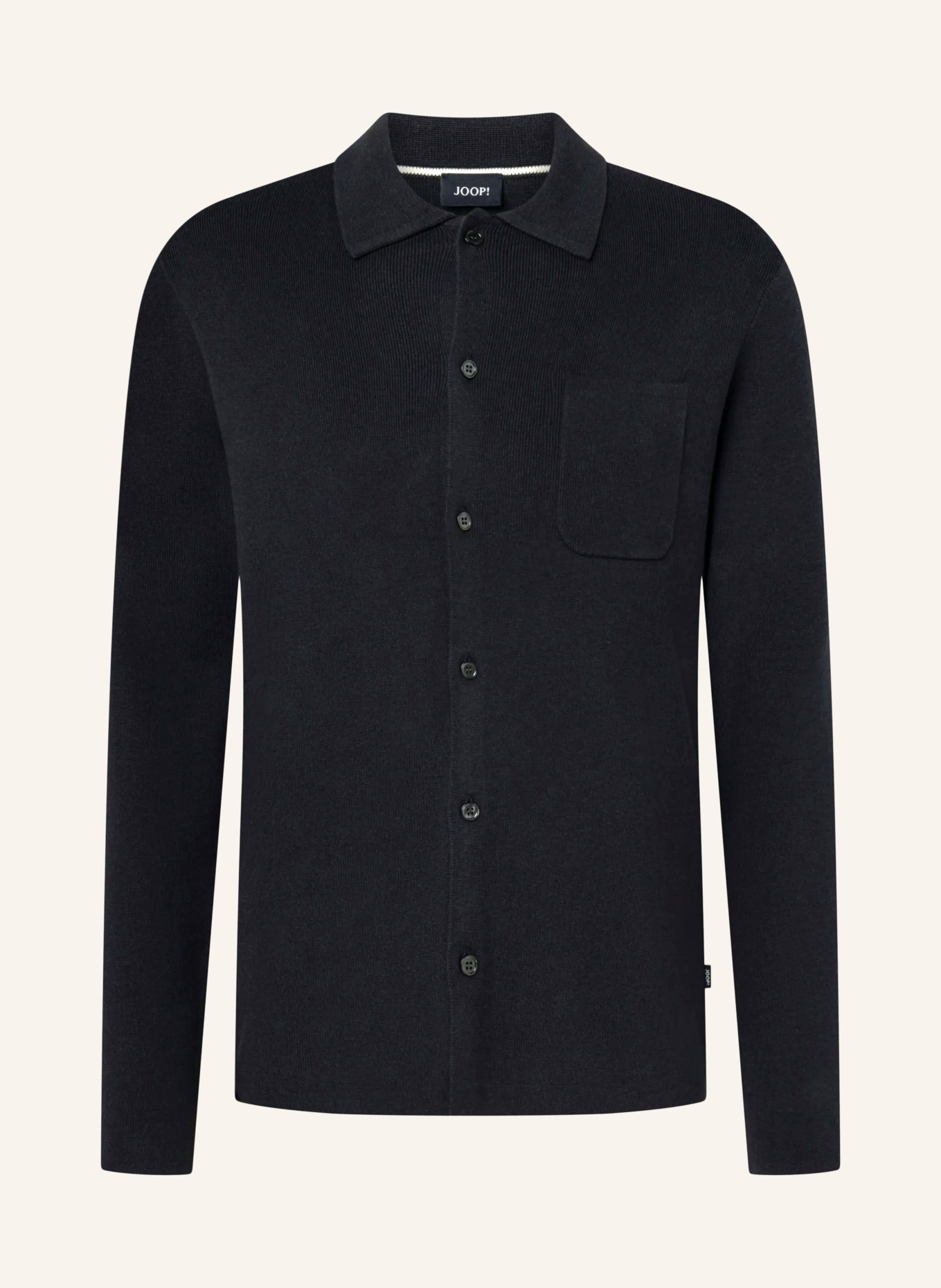 JOOP! Strick-Overjacket ACO: DUNKELBLAU