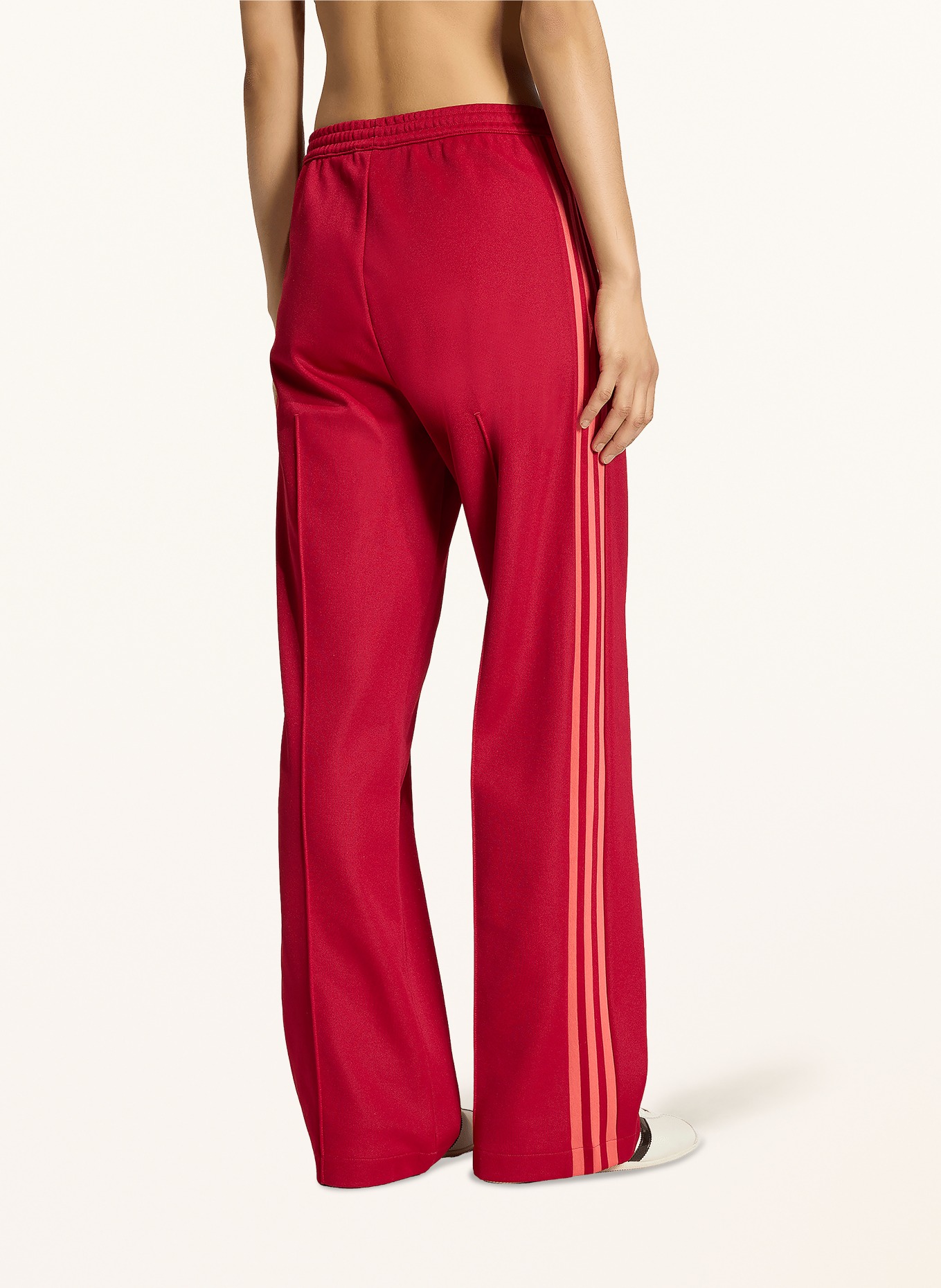 adidas Originals Track Pants CLASSIC: DARK RED / SALMON
