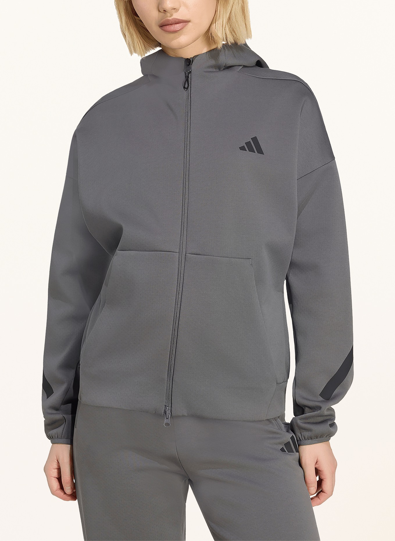 adidas Z.N.E. Zip-up sweatshirt: GRAY