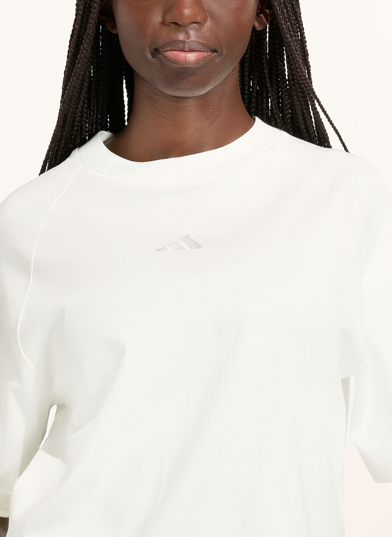 adidas T-shirt KIT SMALL LOGO: CREAM