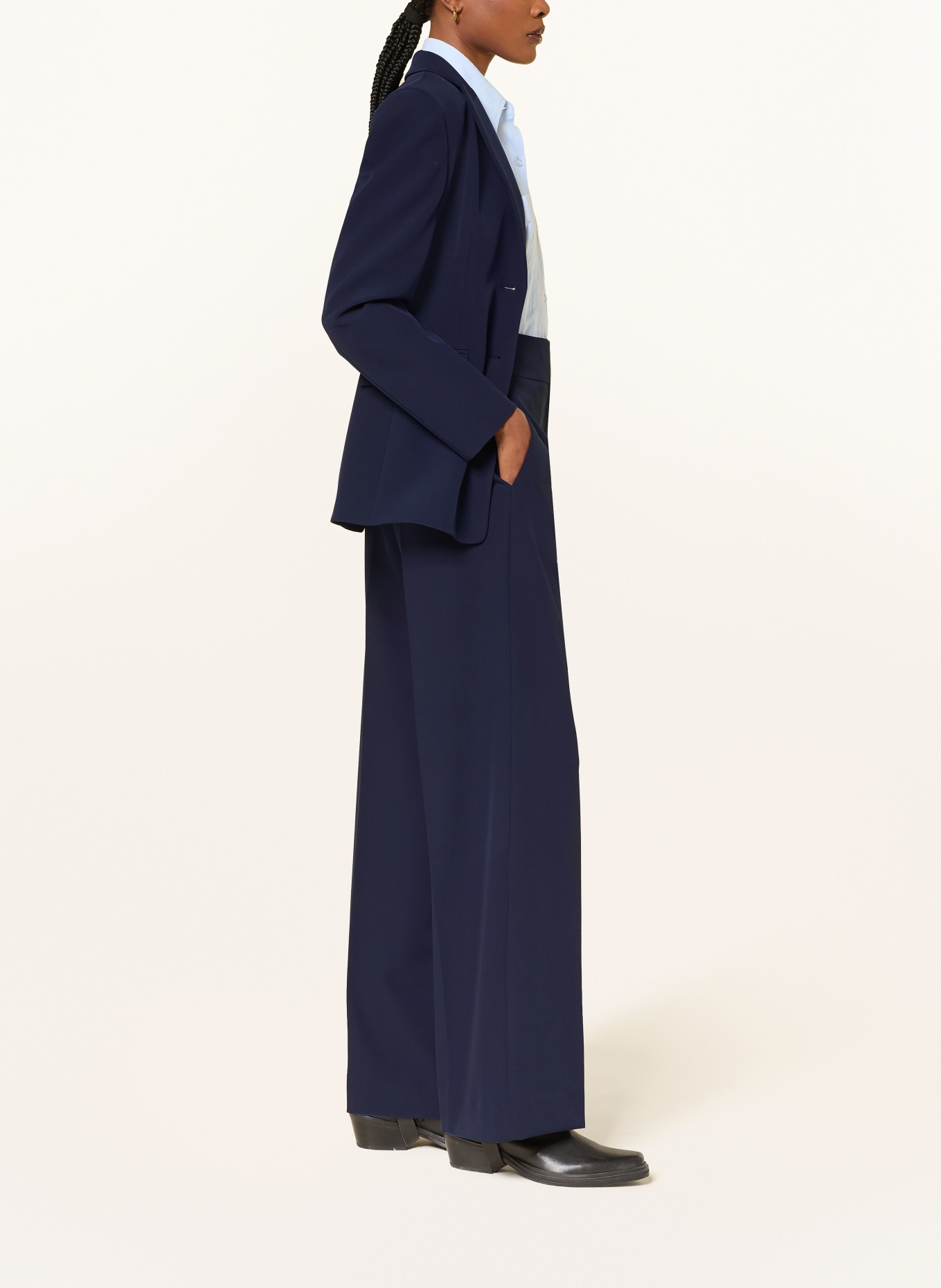HUGO HIMIA Marlene Pants: DARK BLUE