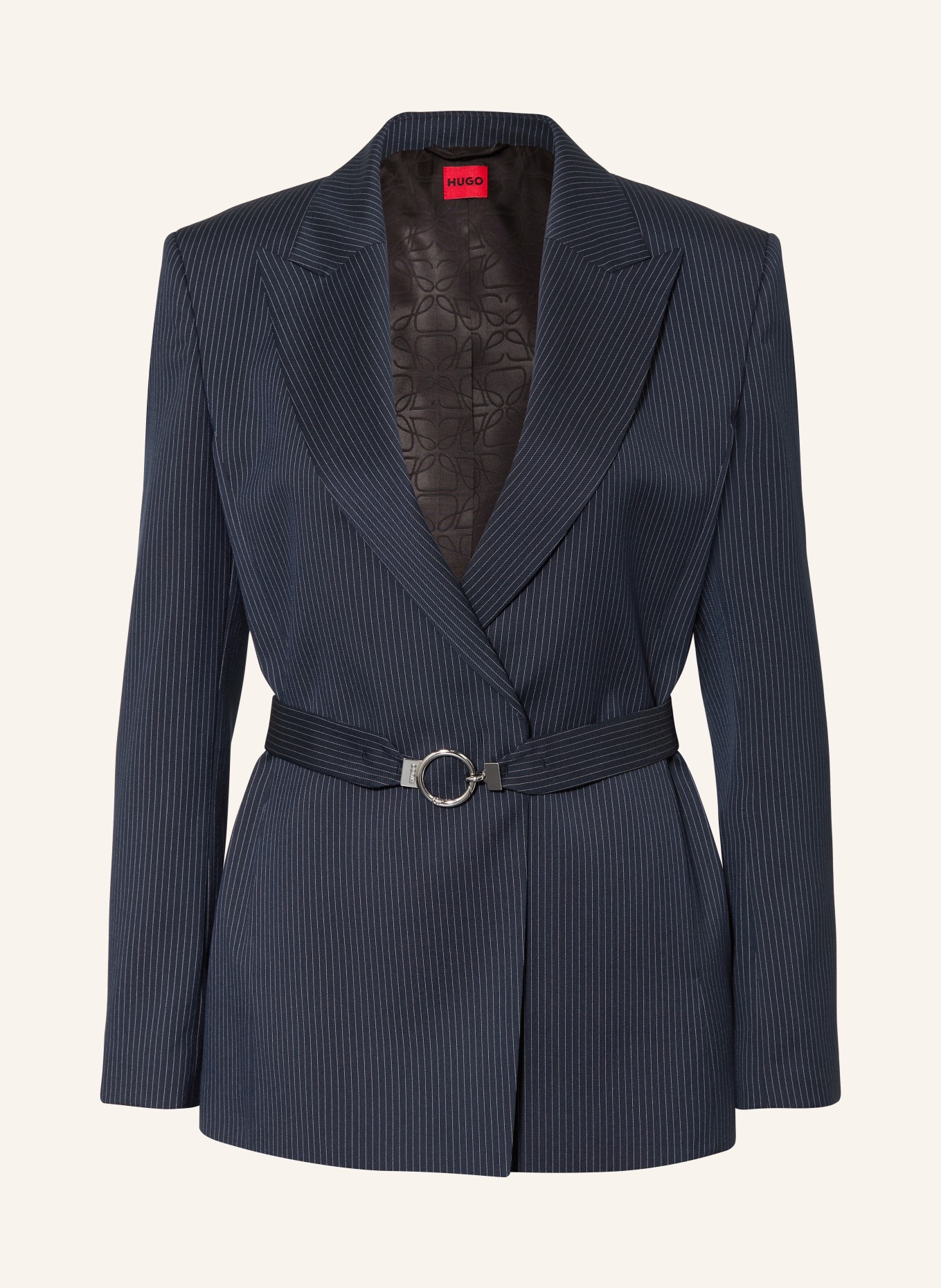 HUGO AMORIA Blazer: DARK BLUE / WHITE