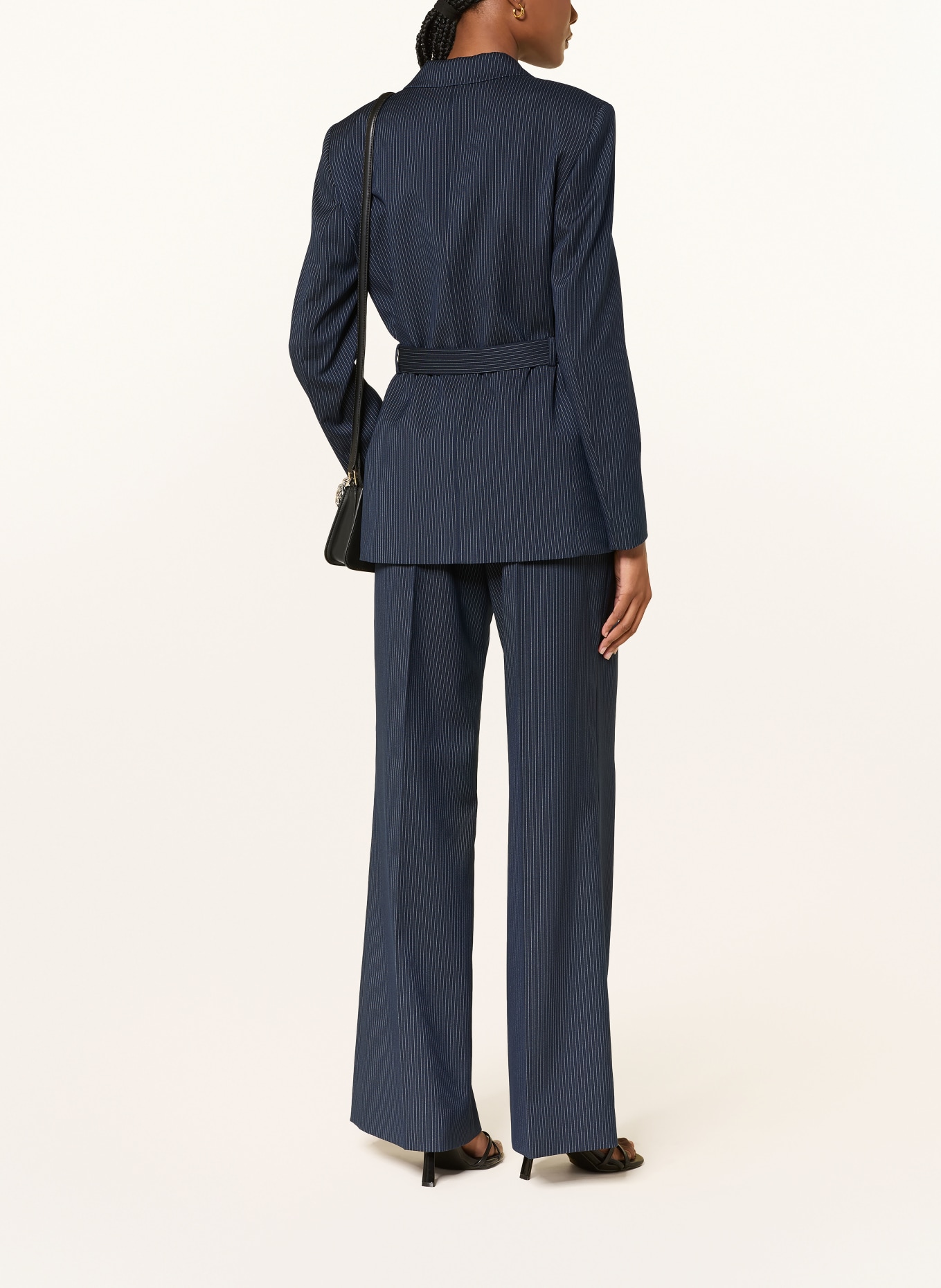 HUGO AMORIA Blazer: DARK BLUE / WHITE