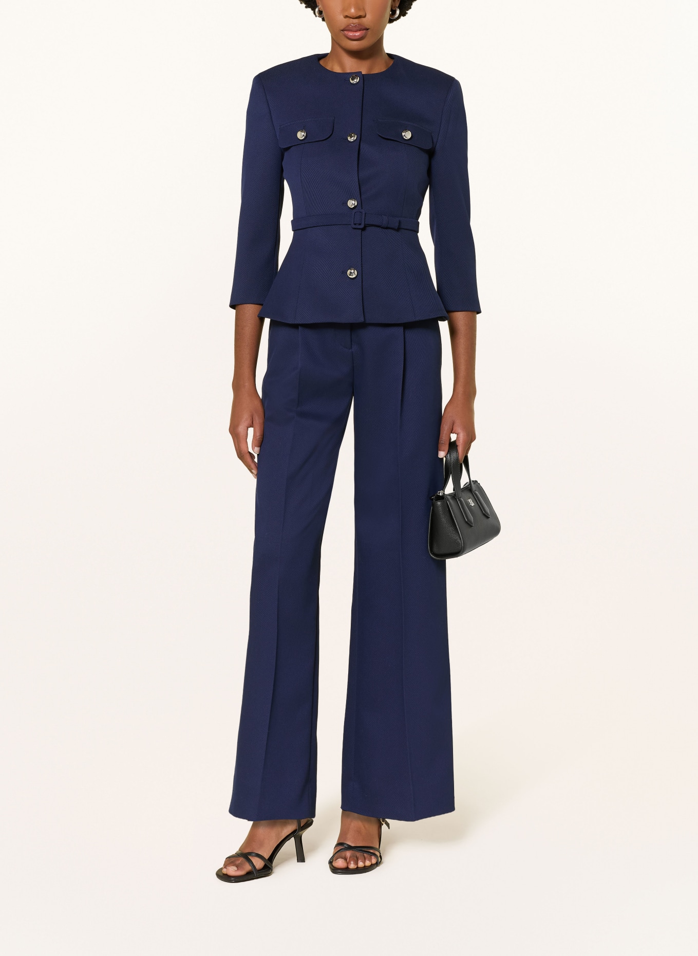 HUGO HALATI Marlene Pants: DARK BLUE