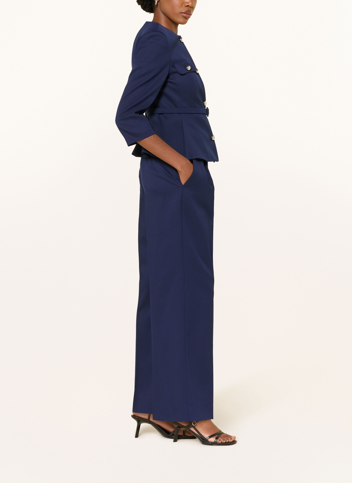 HUGO HALATI Marlene Pants: DARK BLUE