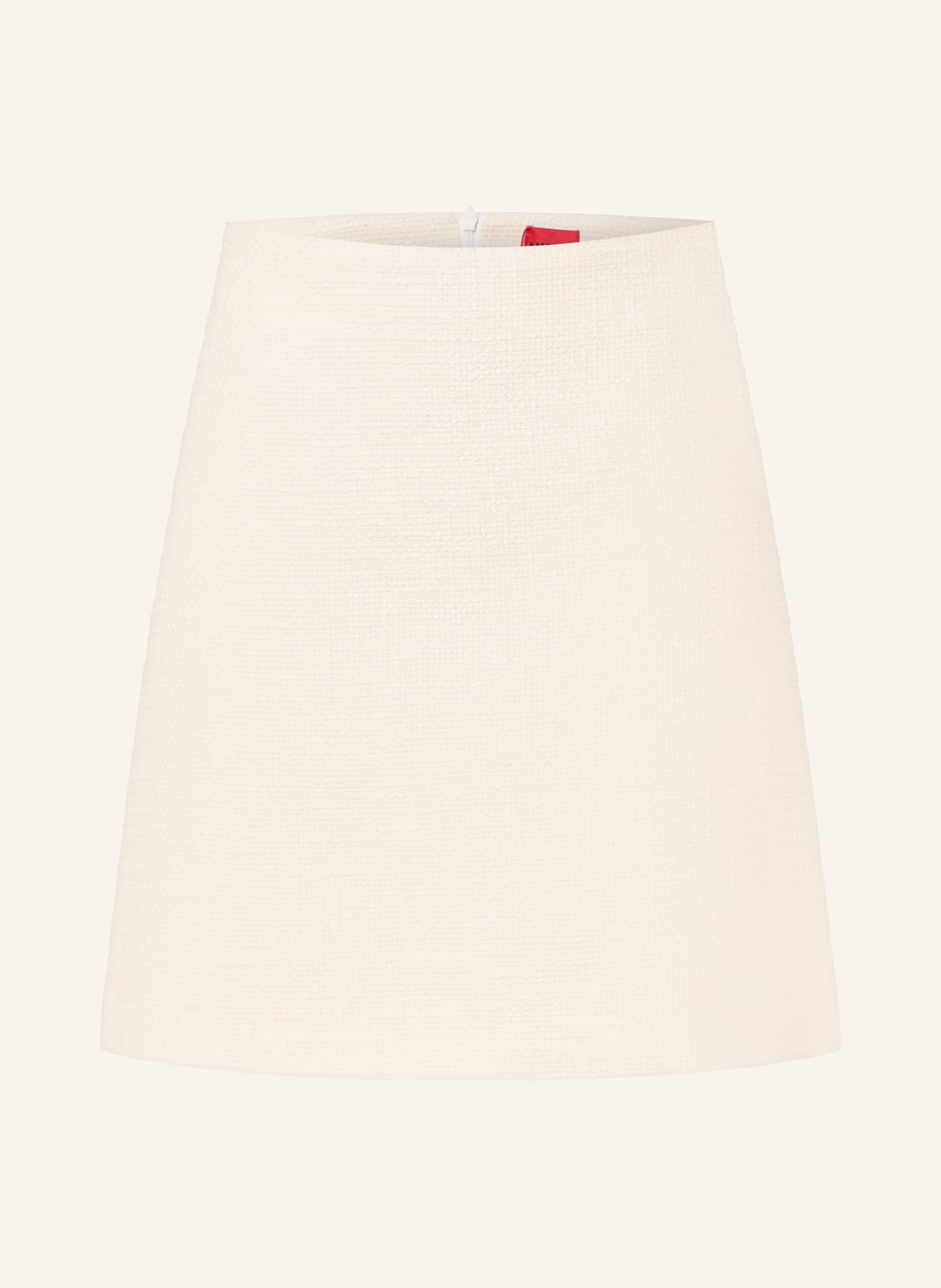HUGO Bouclé-rok ROMESA: WIT