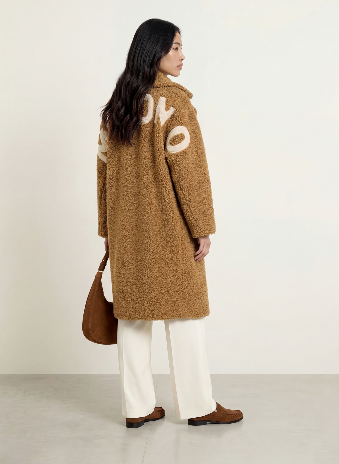 No.1 Como Teddymantel CORTONA: COGNAC
