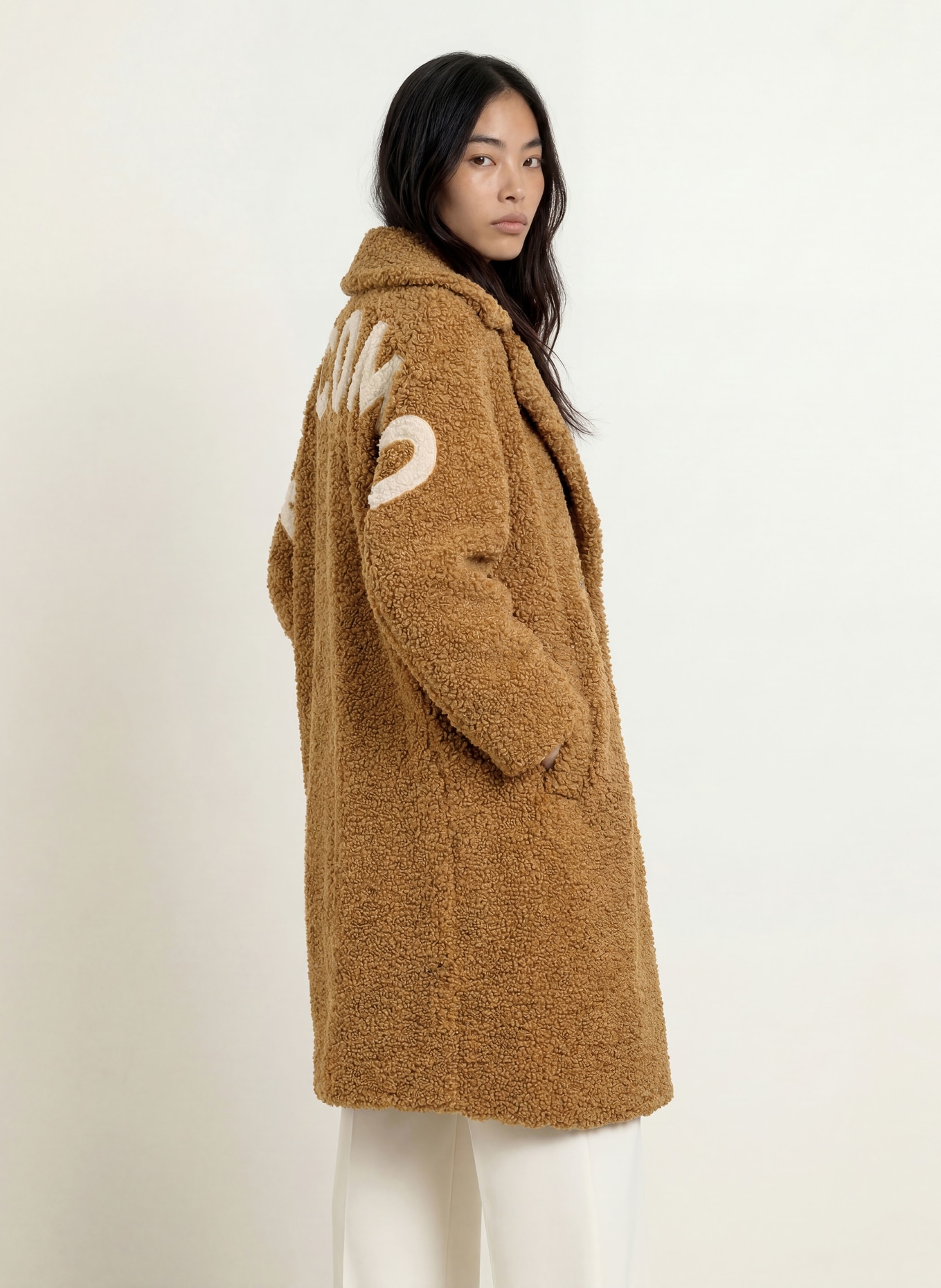 No.1 Como Teddymantel CORTONA: COGNAC