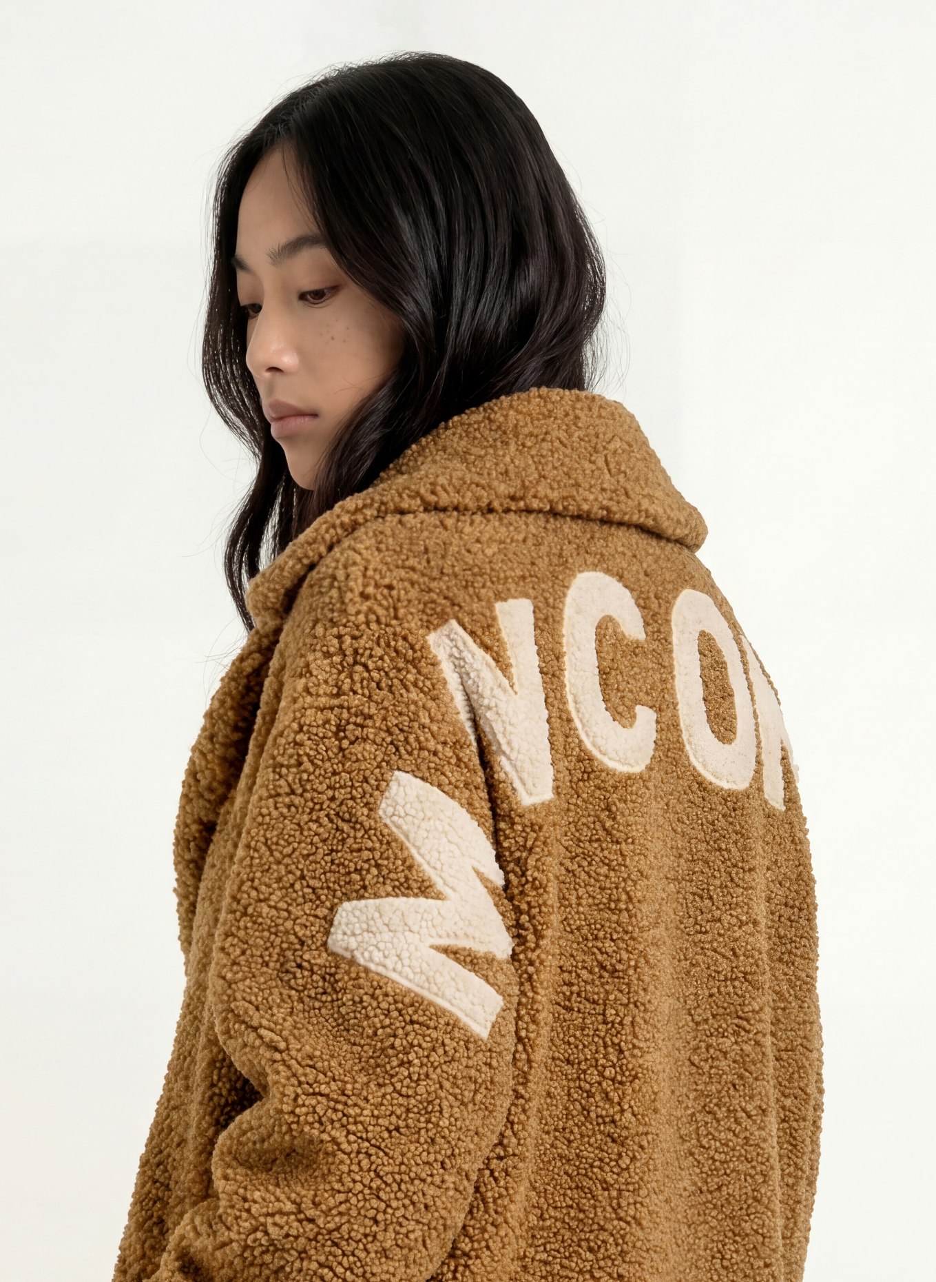 No.1 Como Teddymantel CORTONA: COGNAC