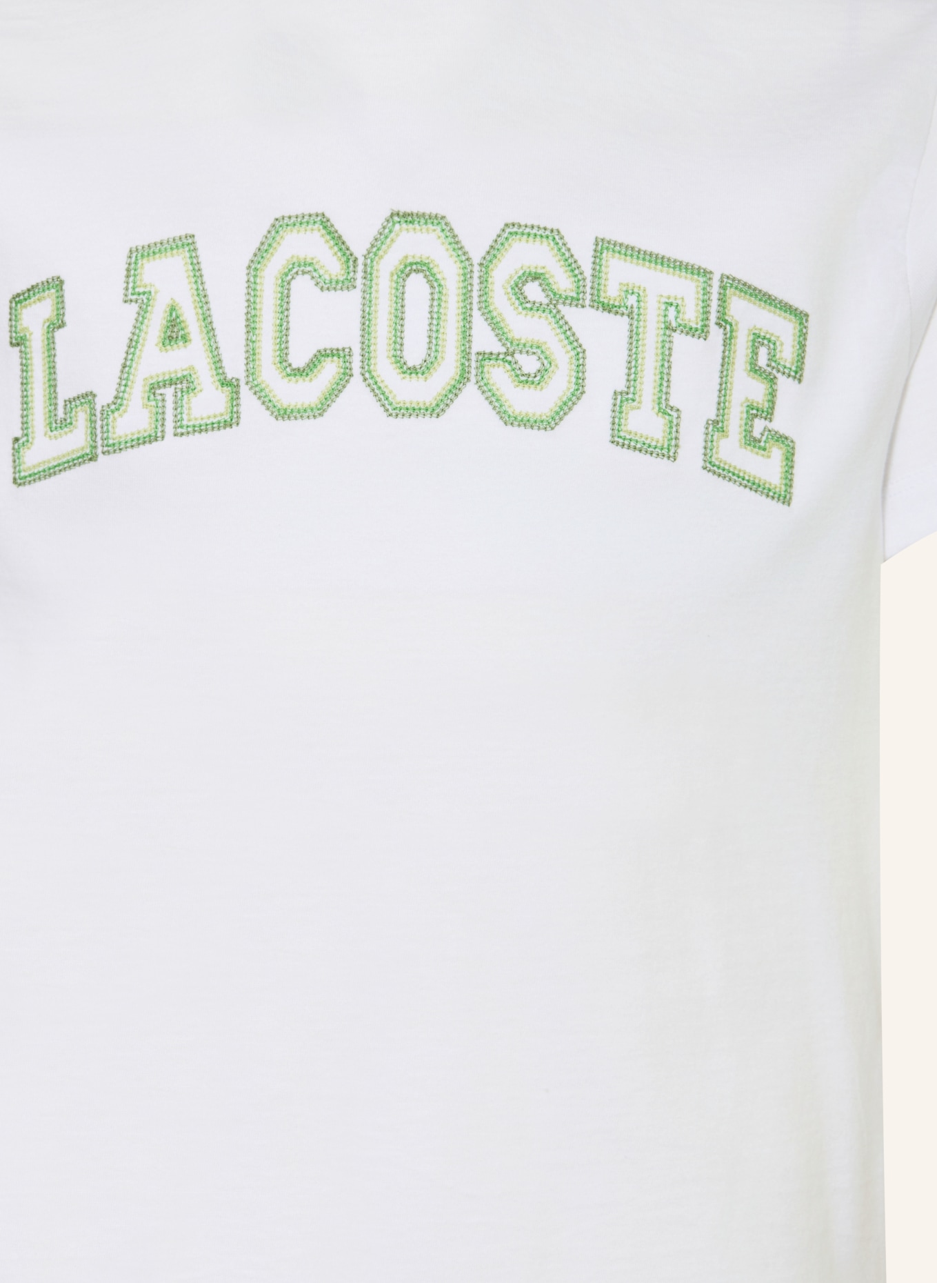 LACOSTE T-Shirt: WEISS