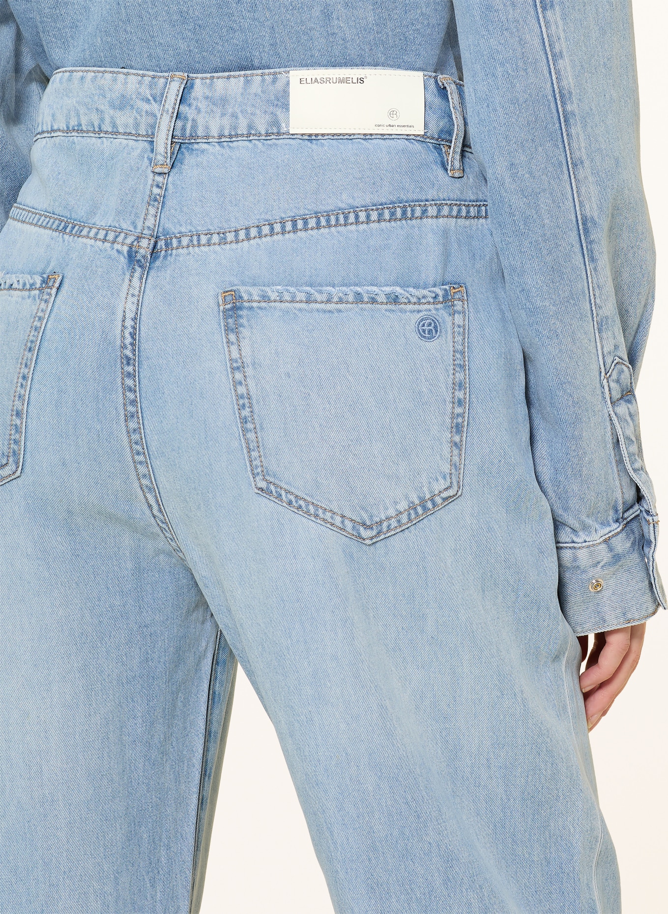 ELIAS RUMELIS Barrel Jeans YOANA: 1217 papua blue