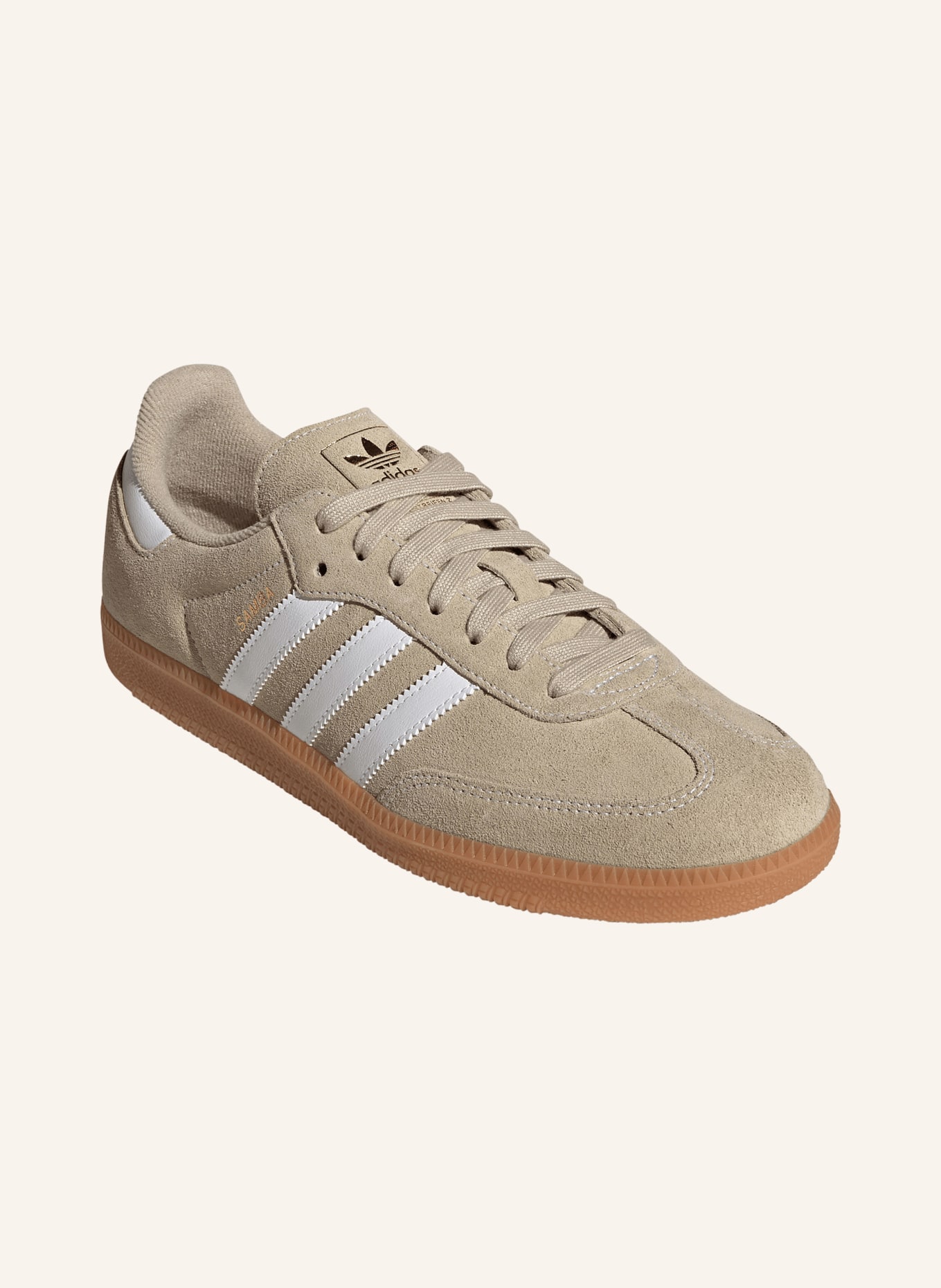 adidas Originals Sneaker SAMBA OG: BEIGE / WEISS