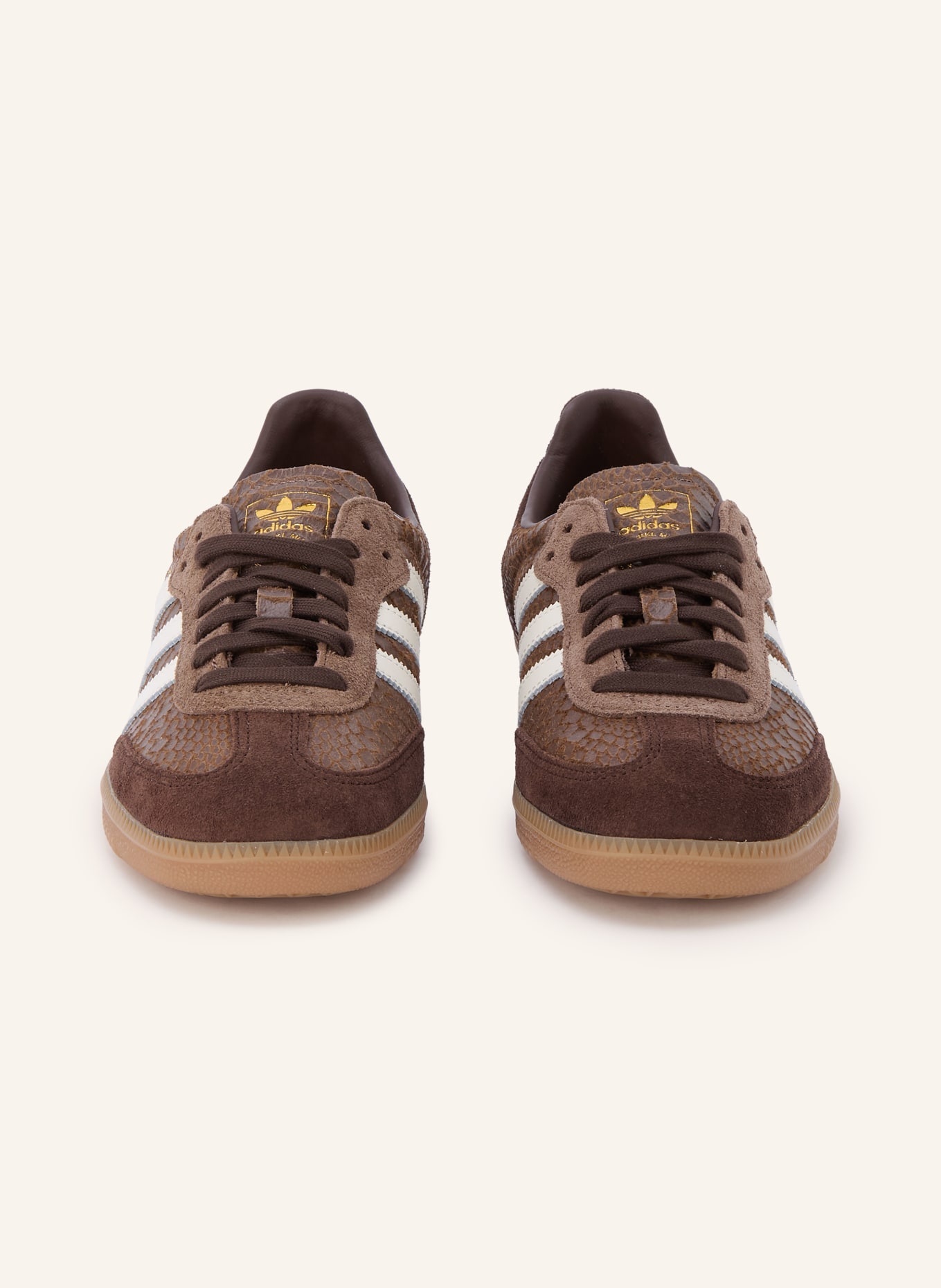 adidas Originals Sneaker SAMBA OG: BRAUN / GOLD / CREME