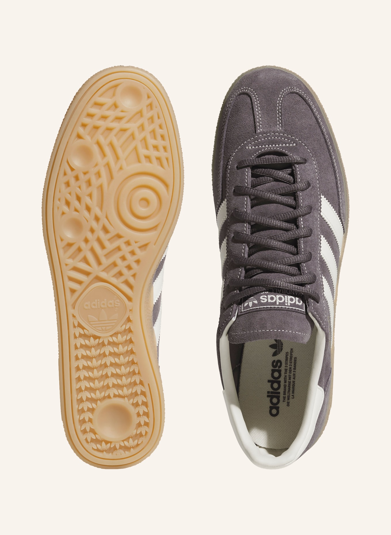 adidas Originals Sneakersy SPECJALNE DO PIŁKI RĘCZNEJ: BRĄZOWY / ECRU