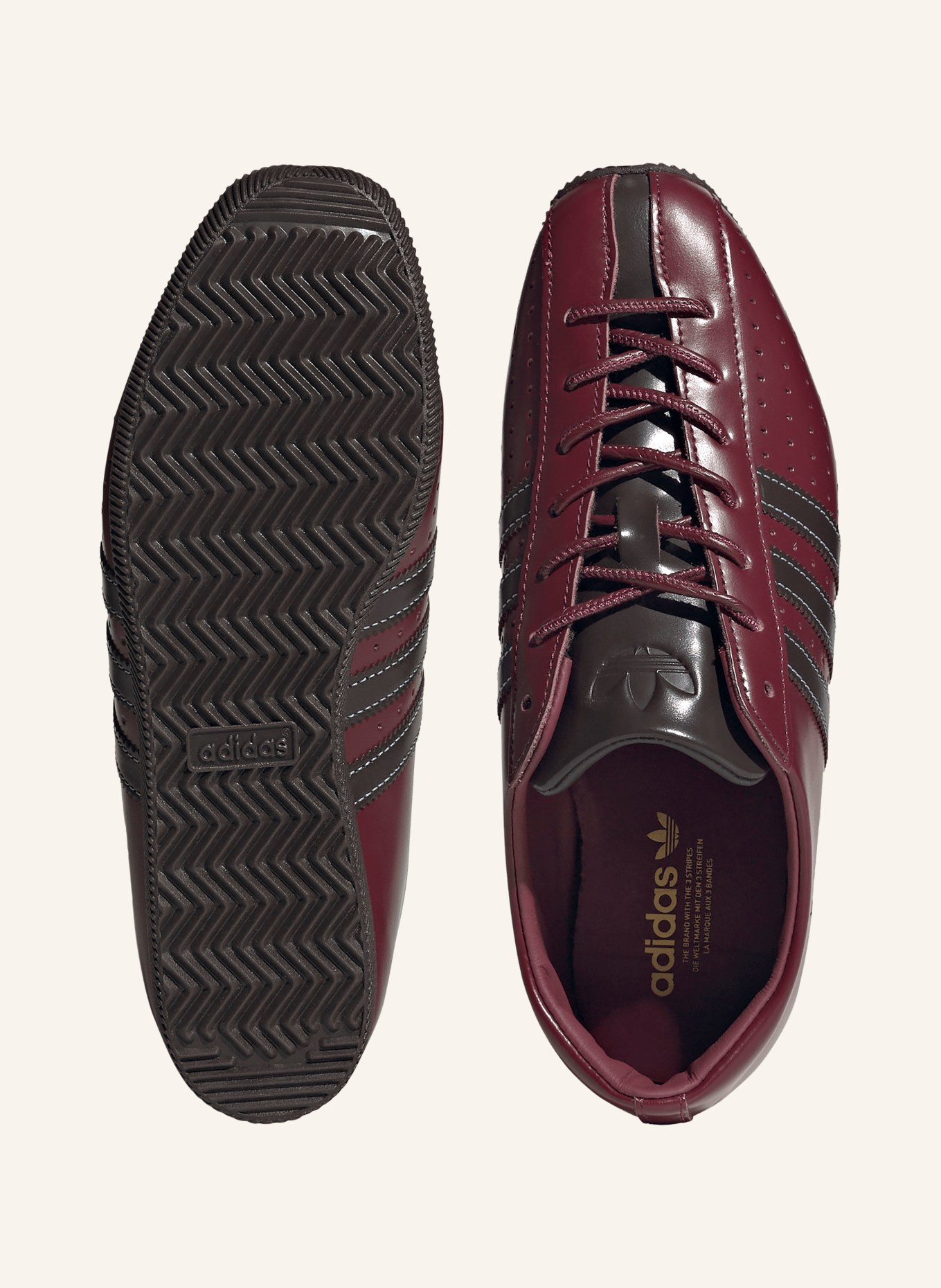 adidas Originals Adidași JAPAN LUX: ROȘU ÎNCHIS / NEGRU