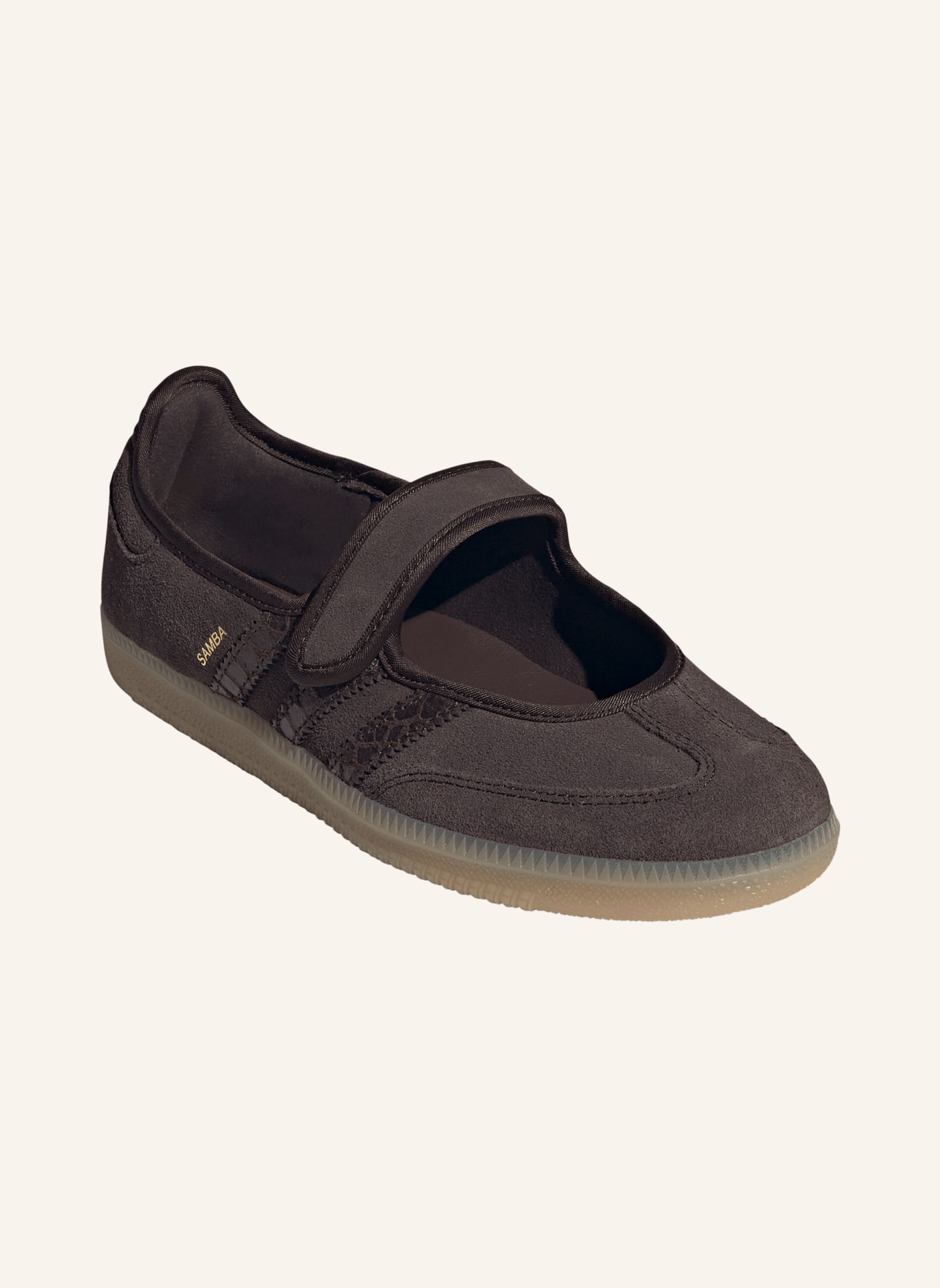 adidas Originals Mary-Jane-Ballerinas SAMBA JANE: DUNKELBRAUN
