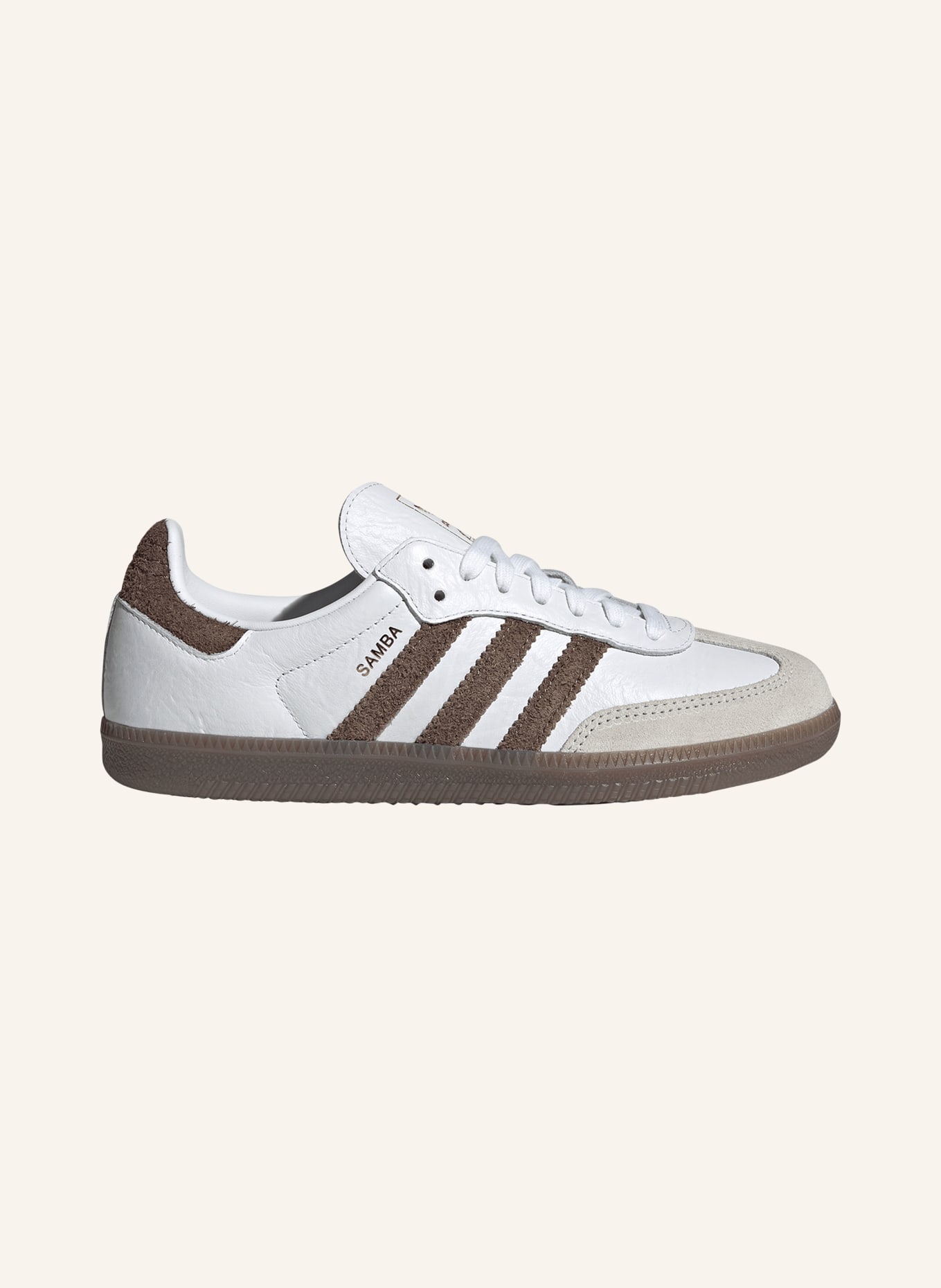 adidas Originals Sneaker SAMBA OG: WEISS / BRAUN / HELLGRAU