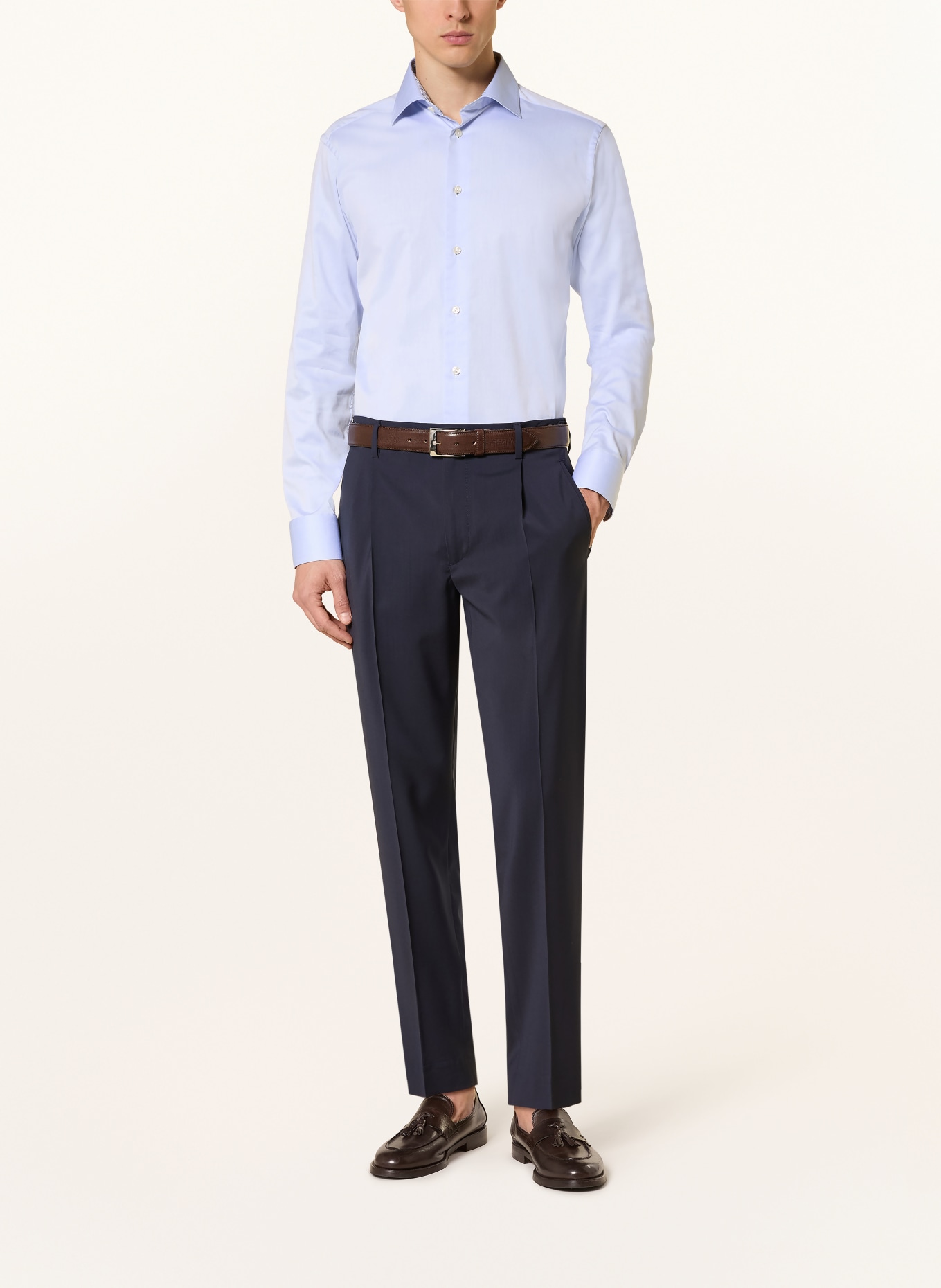 ETON Overhemd Slim Fit: LICHTBLAUW