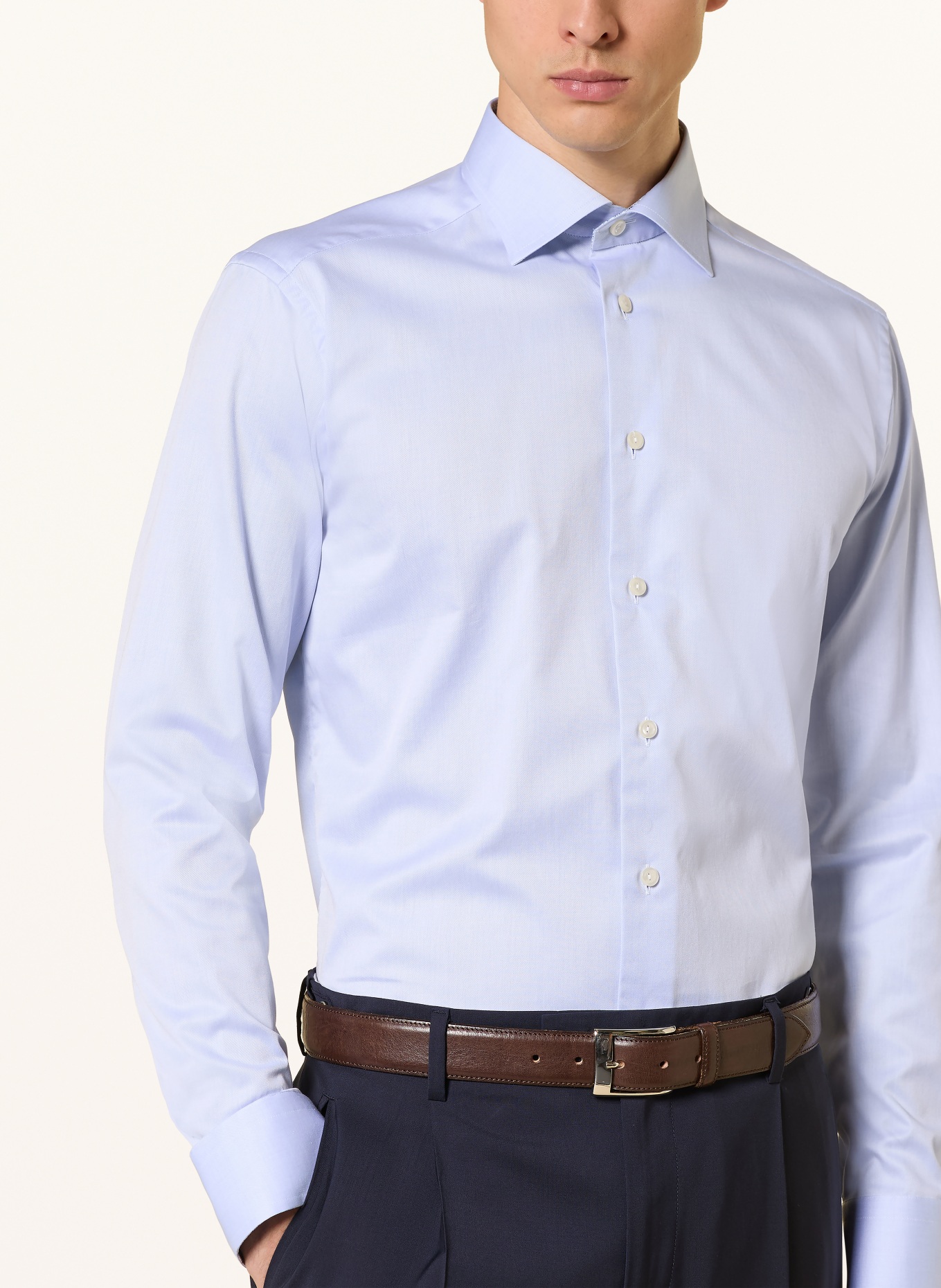 ETON Overhemd Slim Fit: LICHTBLAUW