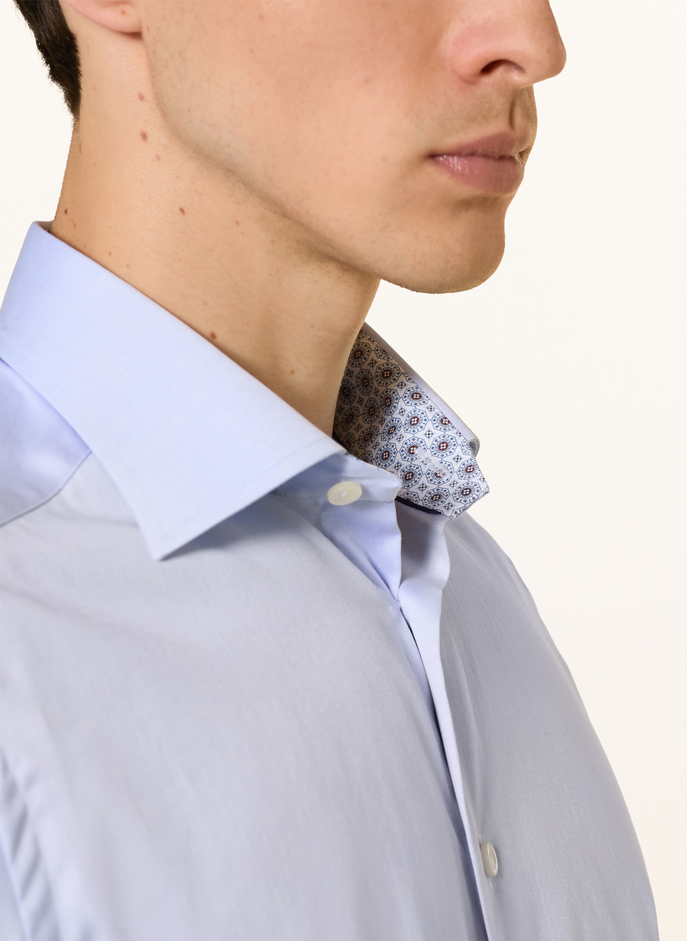 ETON Overhemd Contemporary Fit: LICHTBLAUW