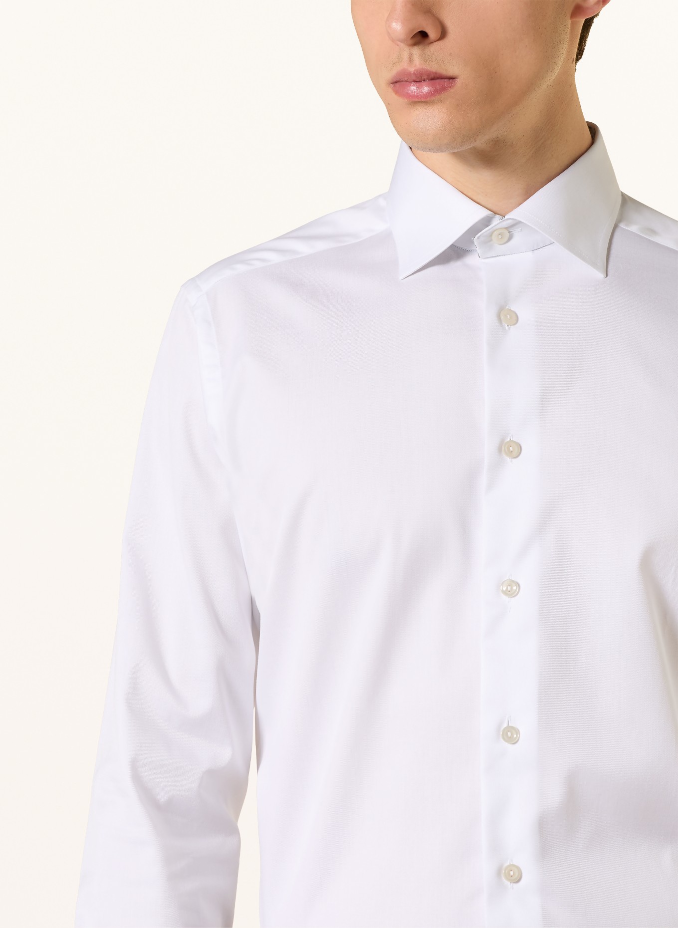 ETON Overhemd Slim Fit: WIT