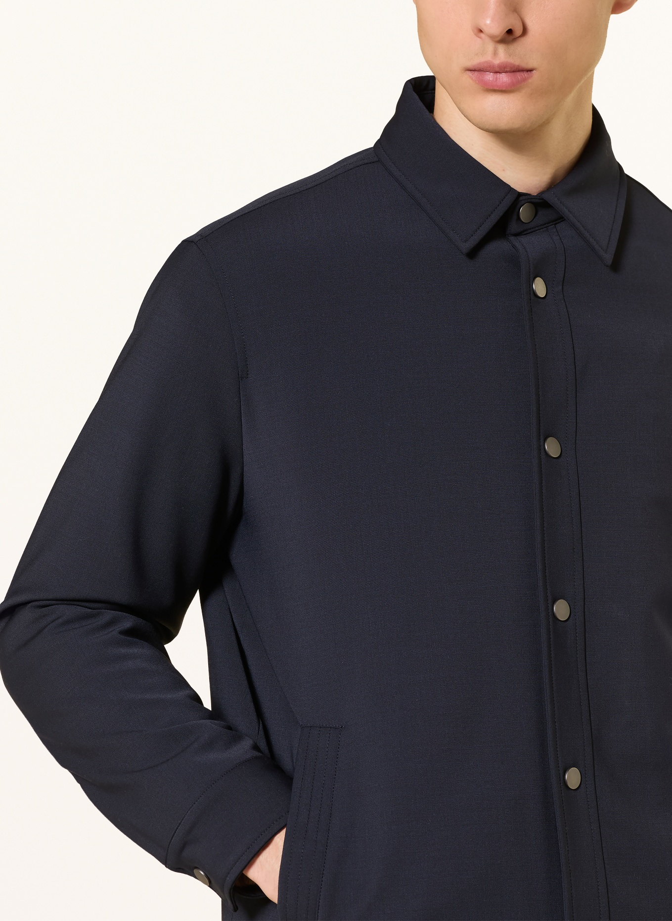 ETON Overjas: DONKERBLAUW