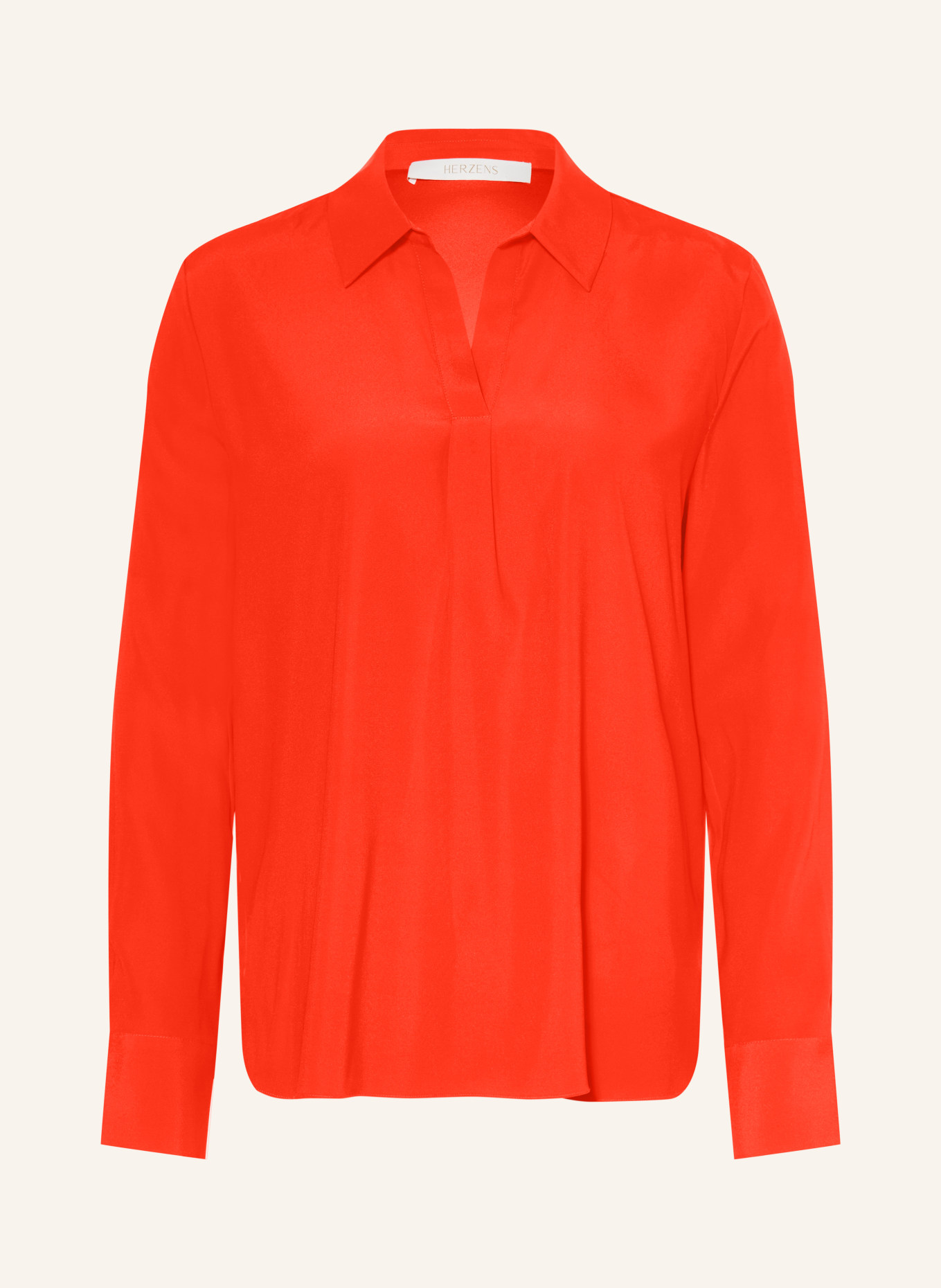 HERZENS Blusenshirt mit Seide: ROT