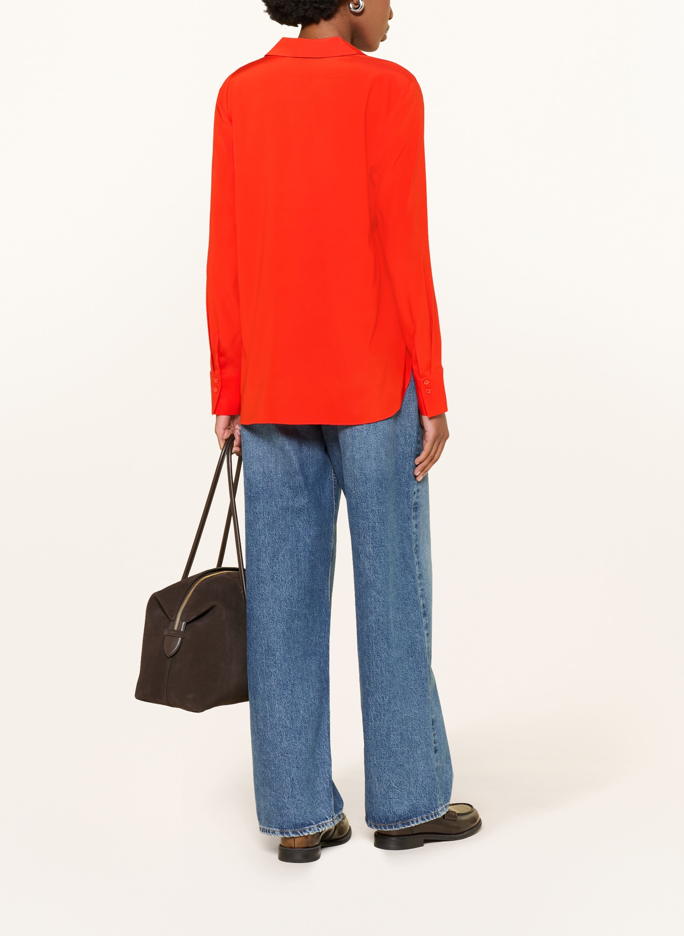 HERZENS Blusenshirt mit Seide: ROT
