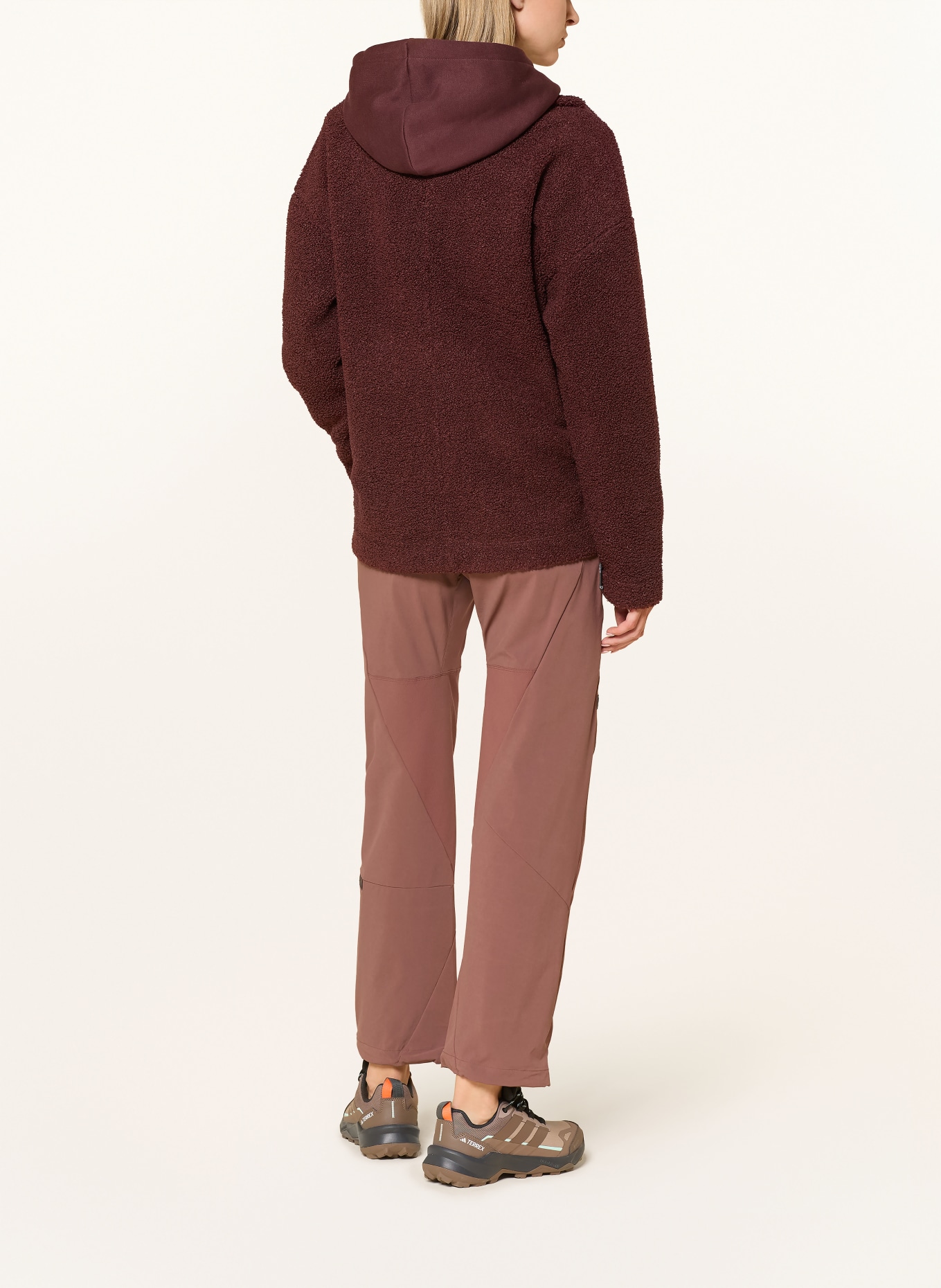 Schöffel KALMOR Teddy Fur Jacket: DARK RED