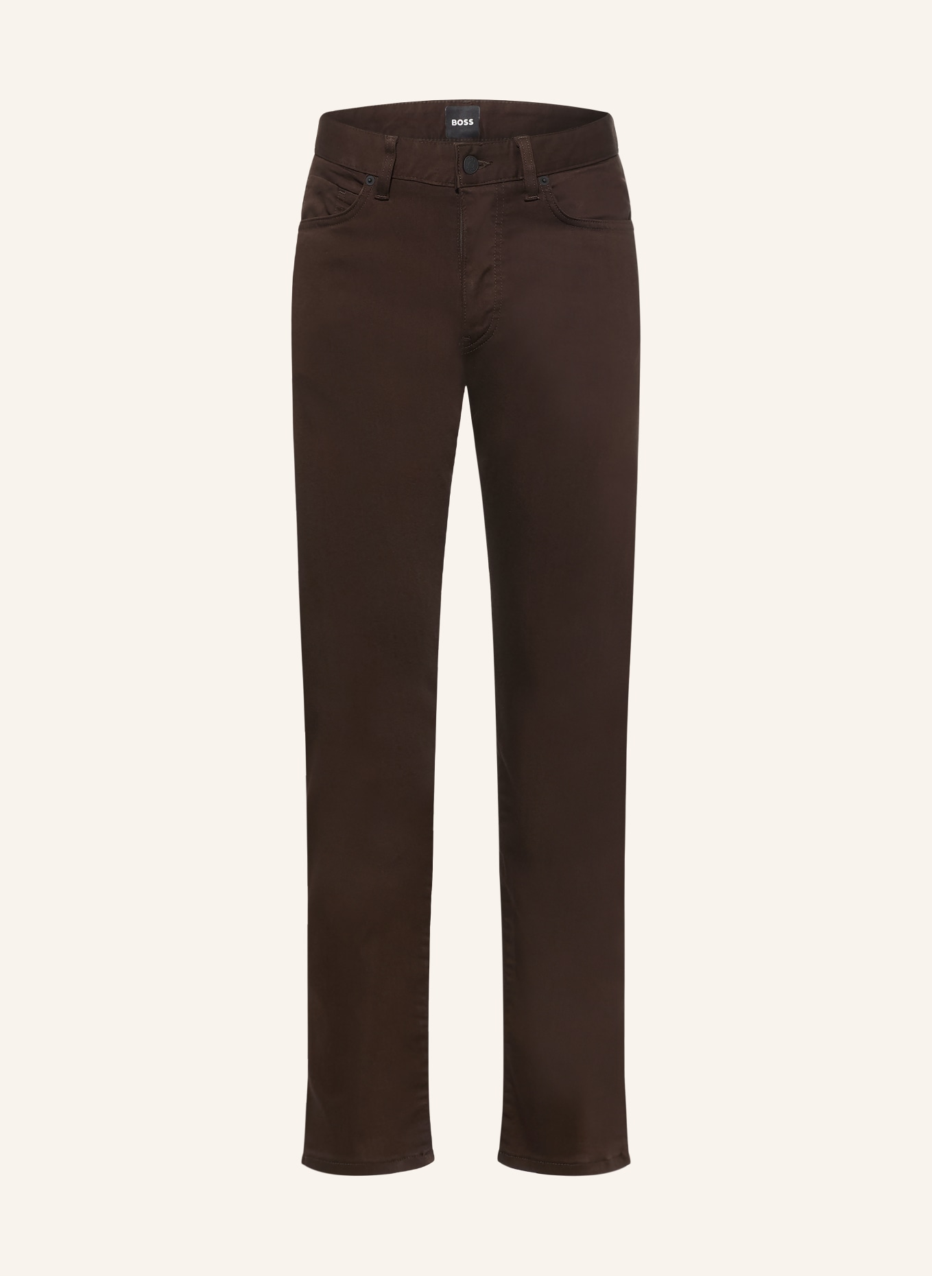 BOSS Jeans DELAWARE Slim Fit: MARRON FONCÉ