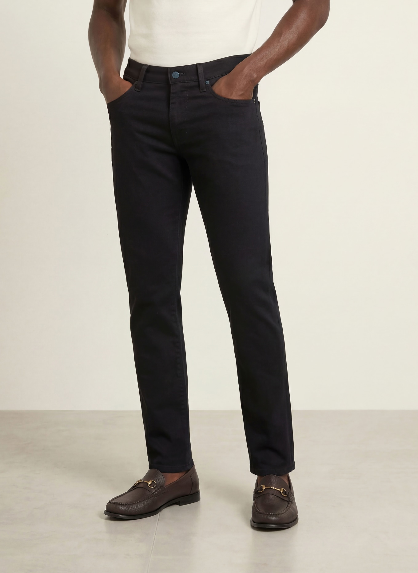 BOSS DELAWARE Slim Fit Jeans: DARK BLUE