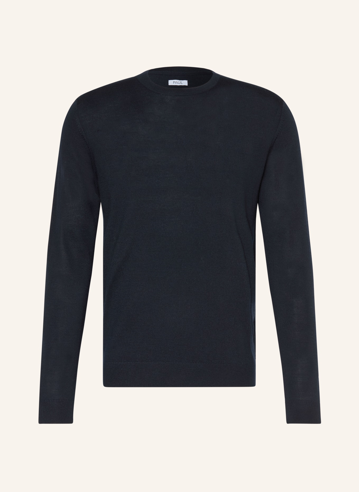 PAUL Pull en laine mérinos: BLEU
