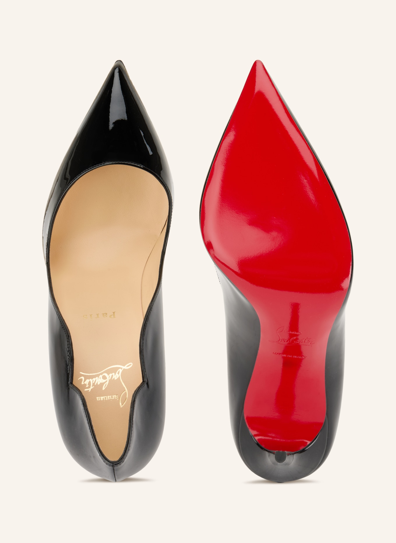 Christian Louboutin Lackpumps HOT CHICK: SCHWARZ