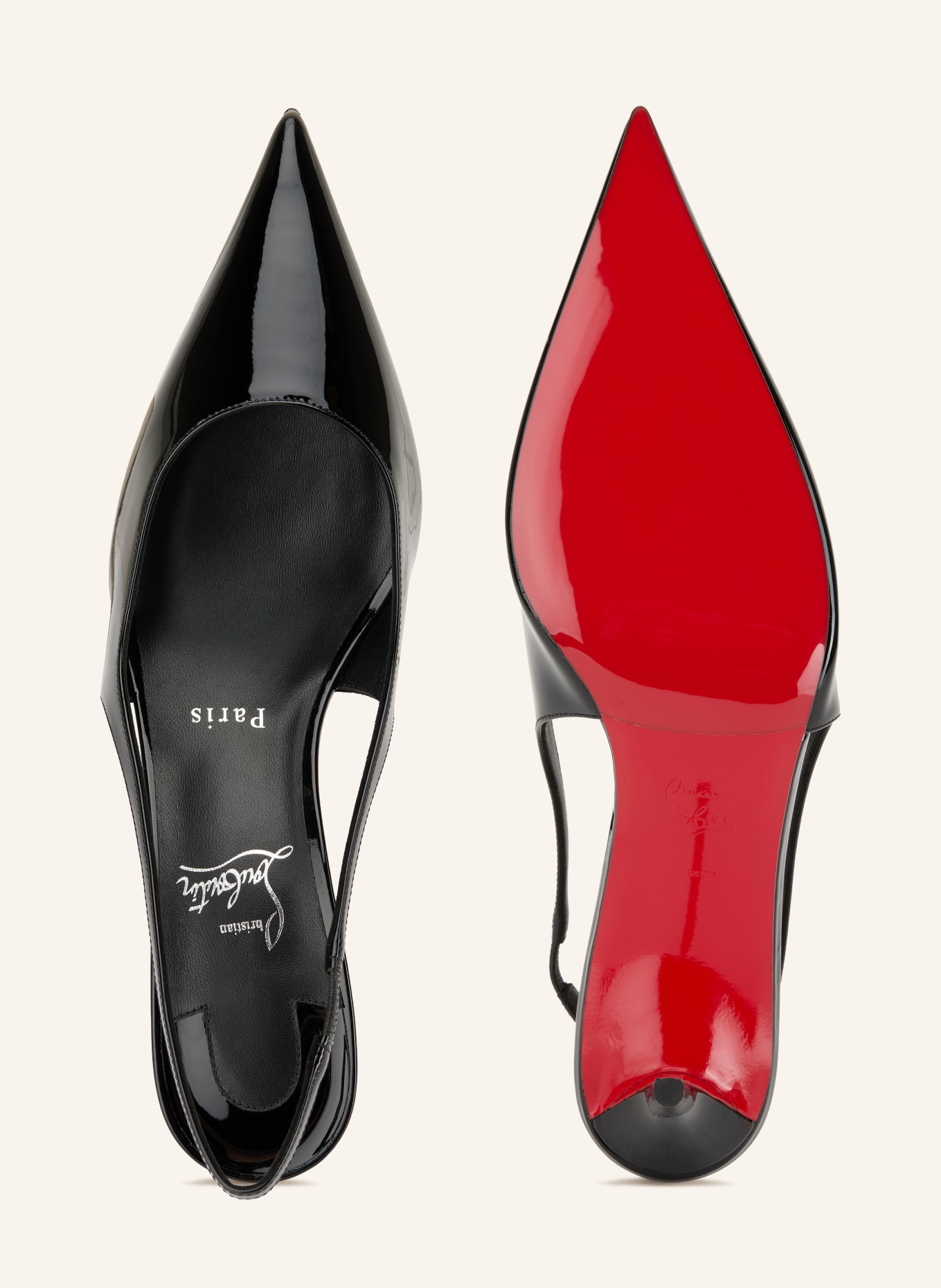 Christian Louboutin Slingpumps MISS Z: SCHWARZ
