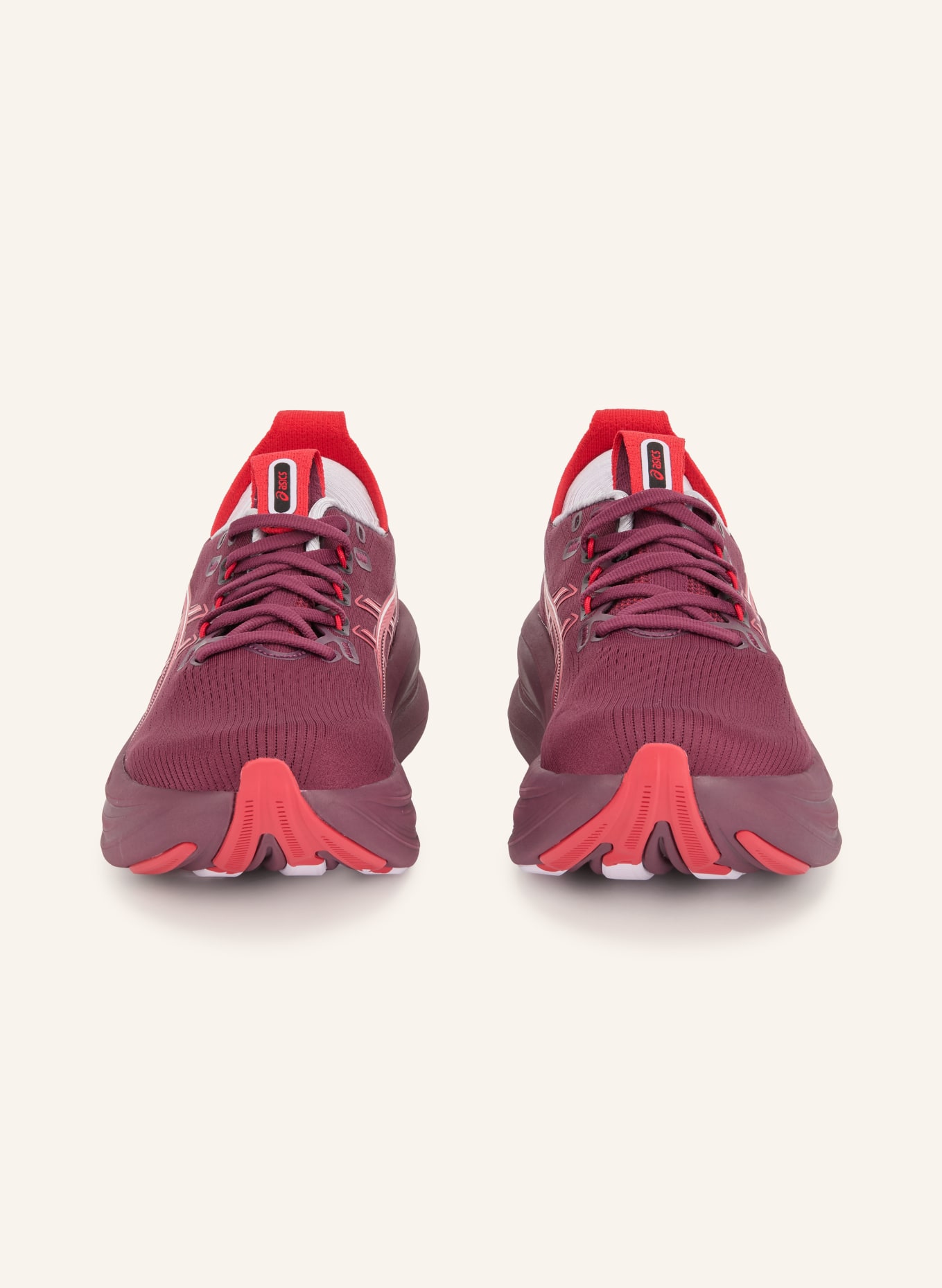 ASICS Buty do biegania GEL-NIMBUS 28: CIEMNOCZERWONY / CZERWONY