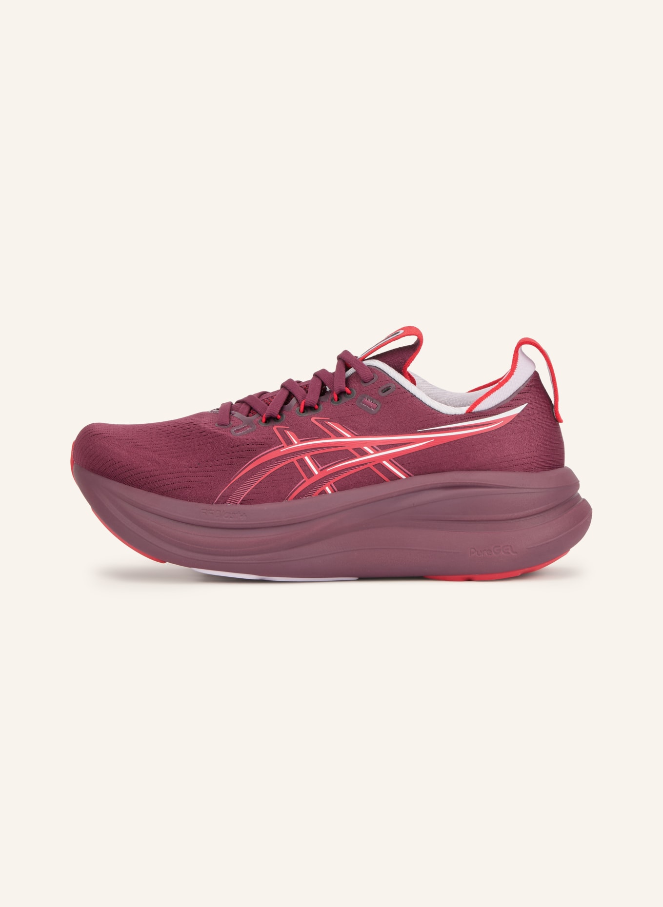 ASICS Buty do biegania GEL-NIMBUS 28: CIEMNOCZERWONY / CZERWONY