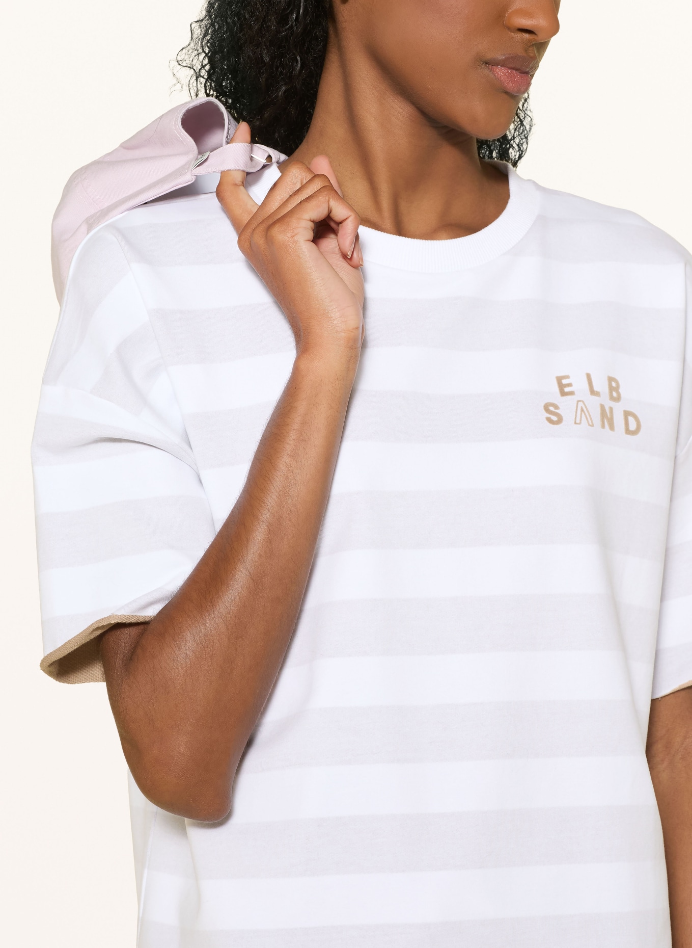 ELBSAND T-Shirt GRY: WEISS / HELLGRAU