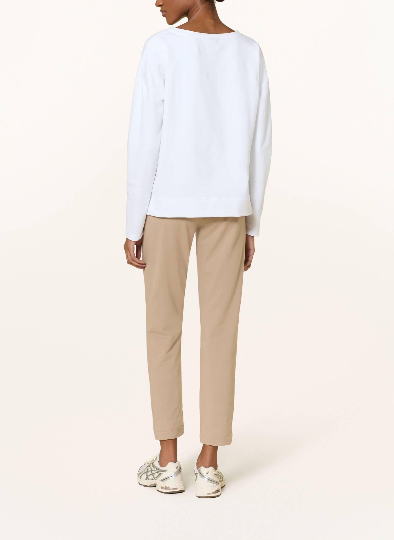 ELBSAND Sweatshirt ALVIT: WEISS / CAMEL / GELB