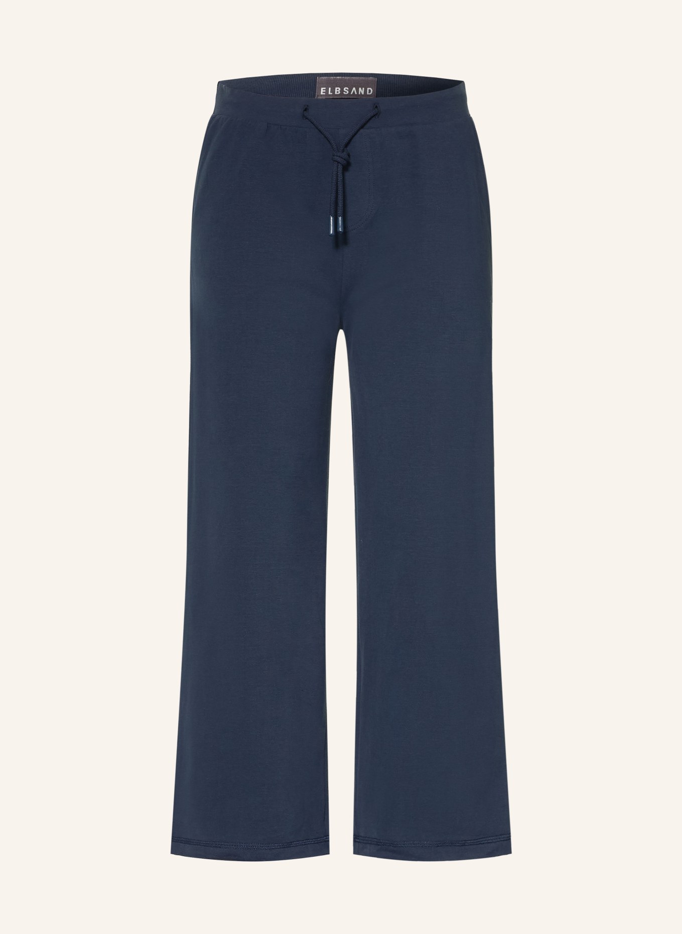 ELBSAND Pantalon 7/8 SANNA en jersey: BLEU FONCÉ