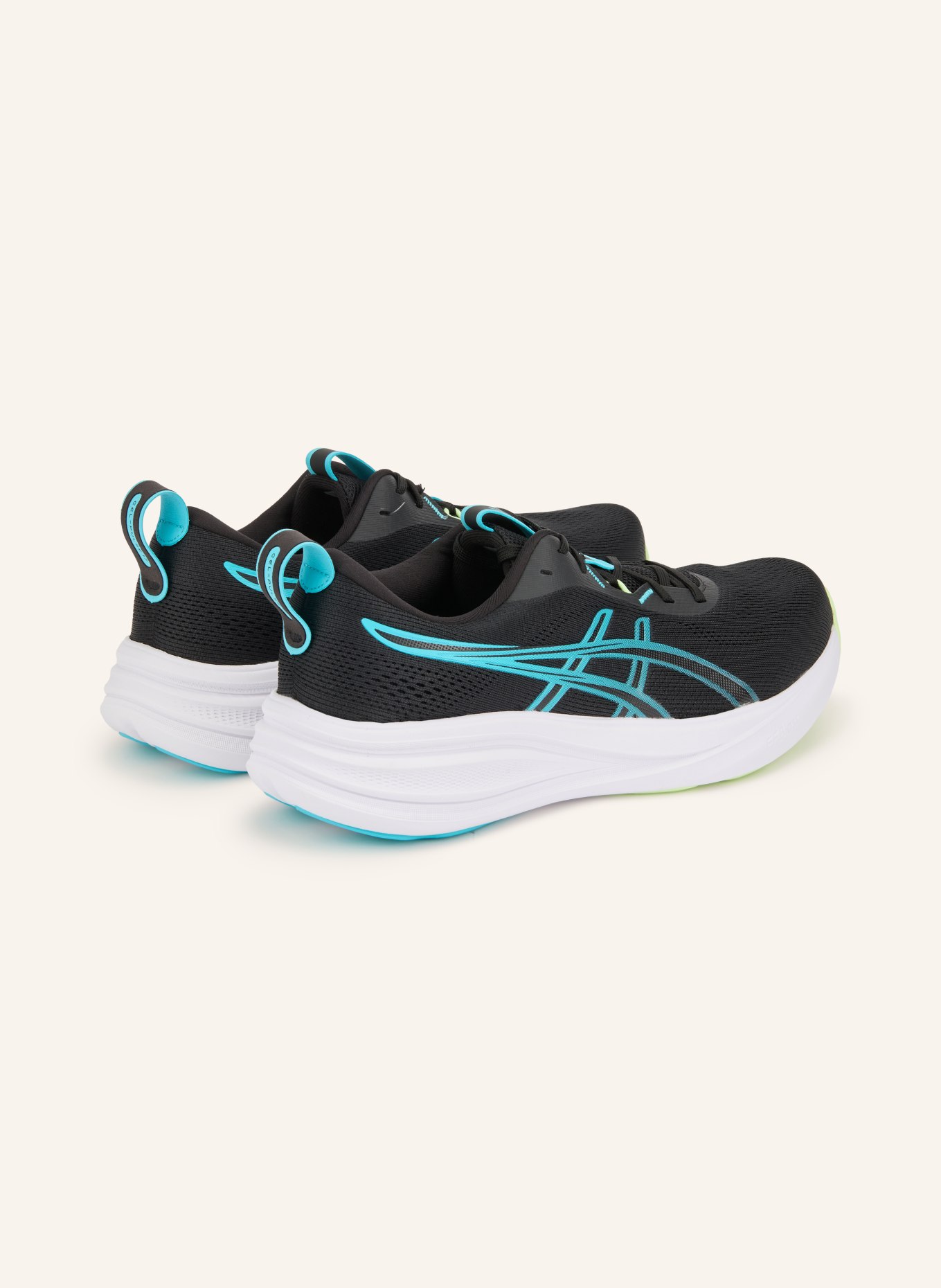 ASICS Buty do biegania GEL-PULSE 17: CZARNY / NIEBIESKI