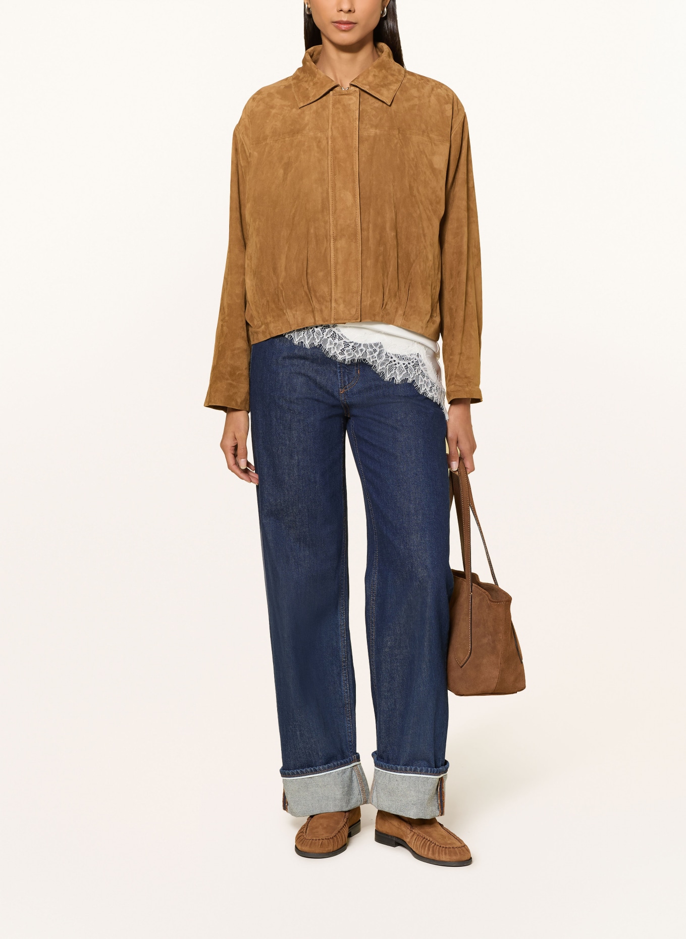 darling harbour Blouson en cuir: WALNUT