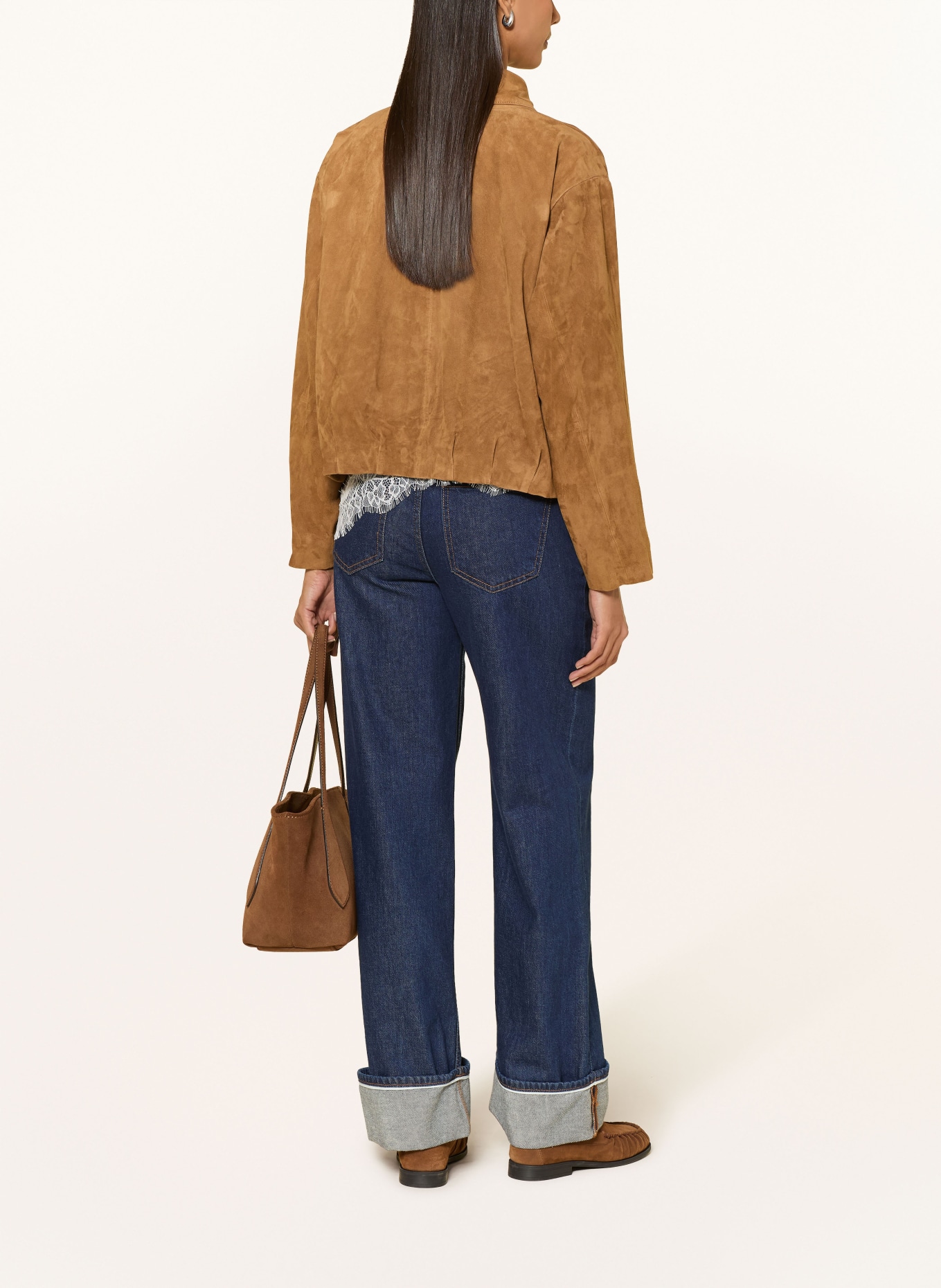 darling harbour Blouson en cuir: WALNUT