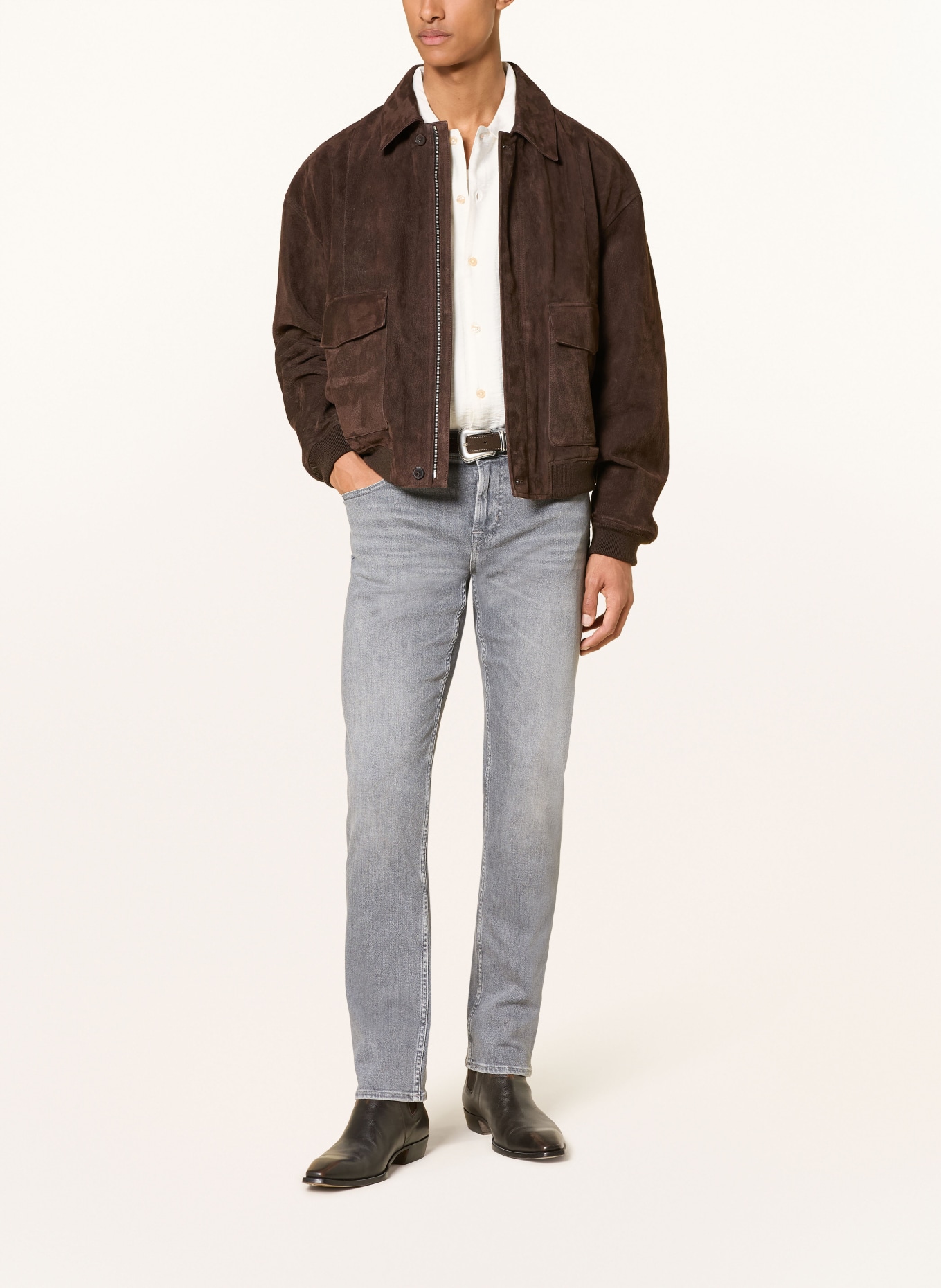 7 for all mankind Džíny SLIMMY FAINT Slim Fit: 3LI Grey