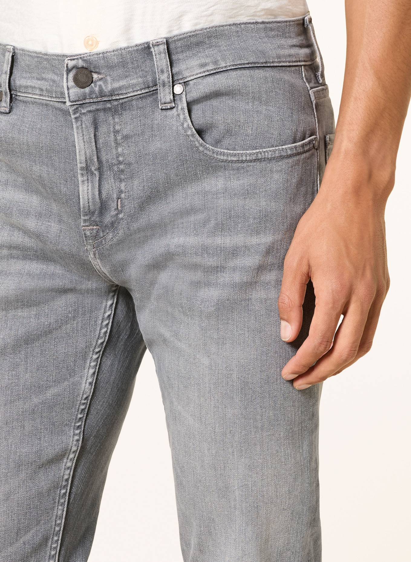 7 for all mankind Džíny SLIMMY FAINT Slim Fit: 3LI Grey