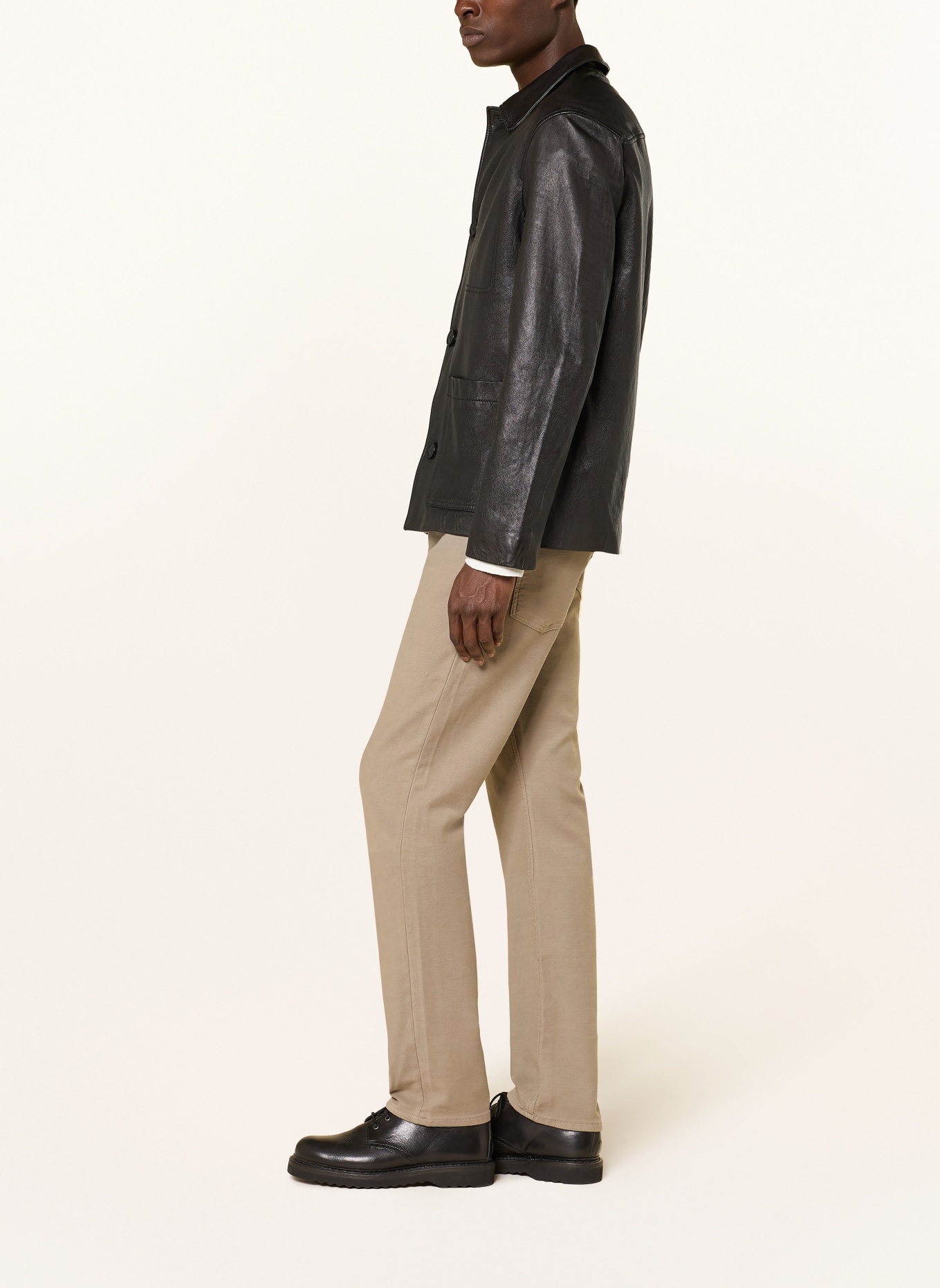 7 for all mankind SLIMMY Slim Fit Pants: BEIGE