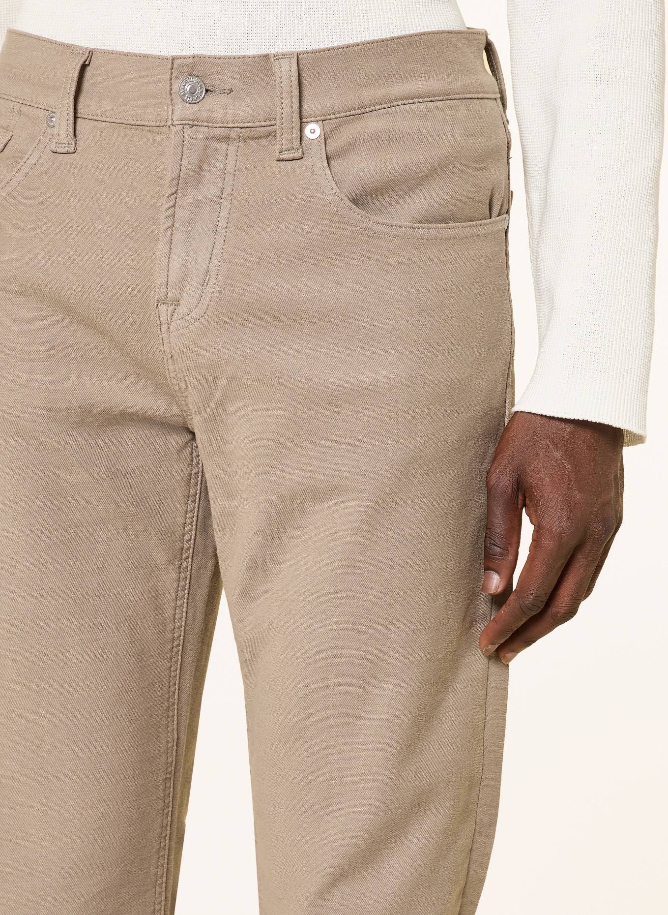 7 for all mankind SLIMMY Slim Fit Pants: BEIGE