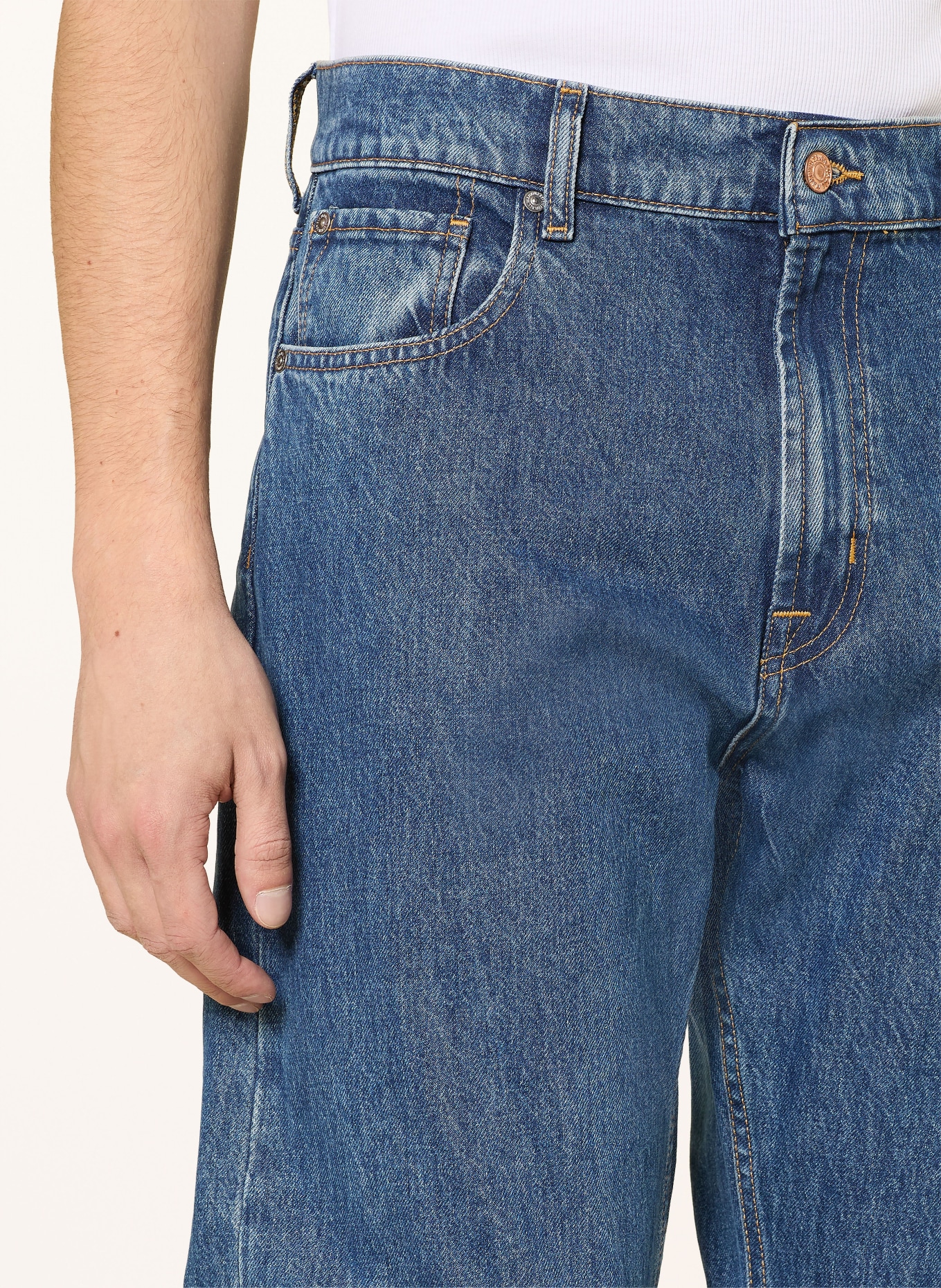 7 for all mankind Jeans MODERN STRAIGHT Straight Fit: 3LO Mid Blue
