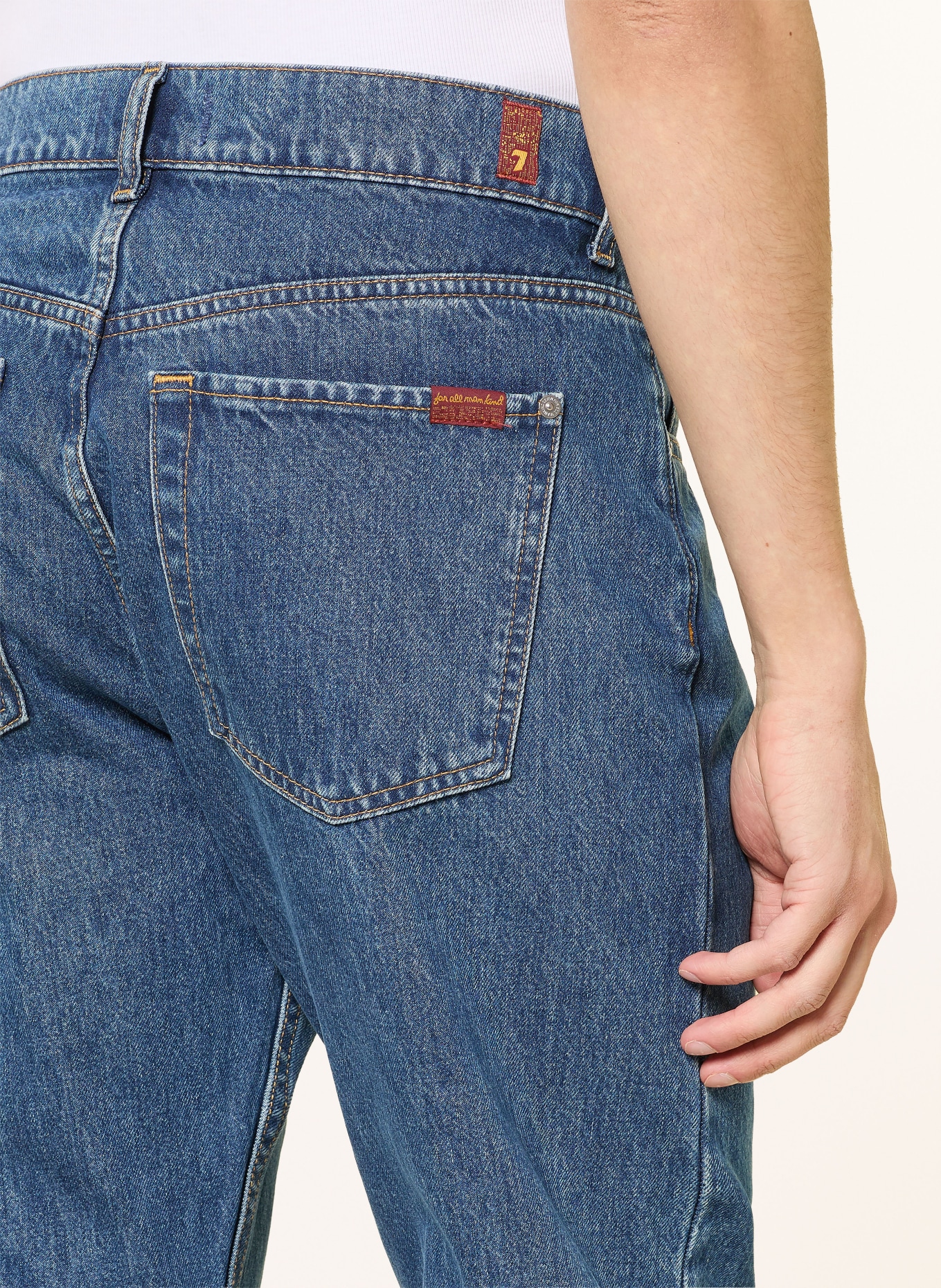 7 for all mankind Jeans MODERN STRAIGHT Straight Fit: 3LO Mid Blue